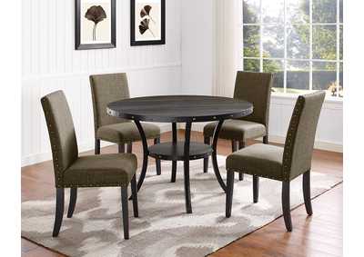 Image for Brown 5-Piece Gaucho 48" Dining Set