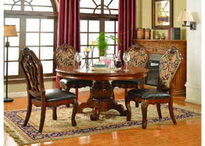 Image for Luxembourg Warm Cherry 60" Round Dining Table