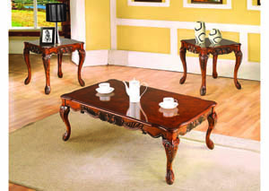 Image for Malaga Warm Cherry 3Pc Occasional Table Set