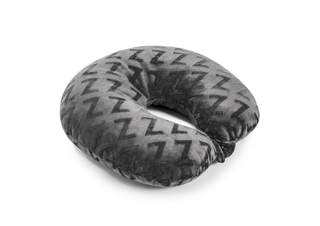 Z Zoned Dough Gel-Infused Memory Foam Travel Neck Bed Pillow,ABF Malouf