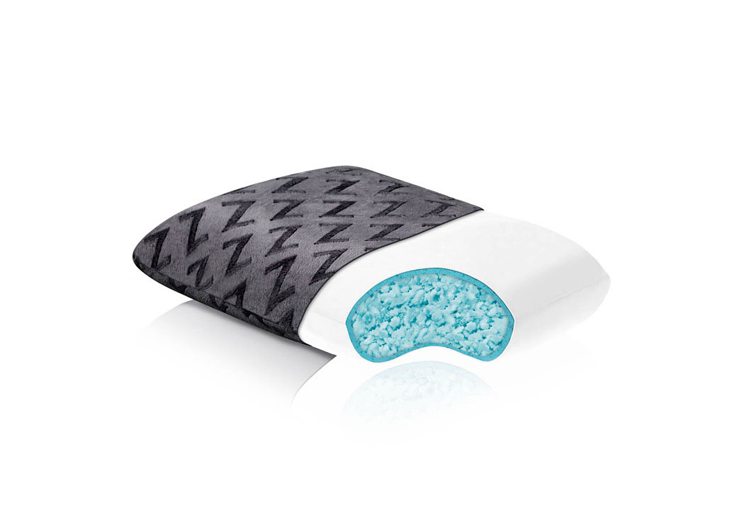 Z Shredded Cooling Gel Memory Foam Travel Size Pillow,ABF Malouf