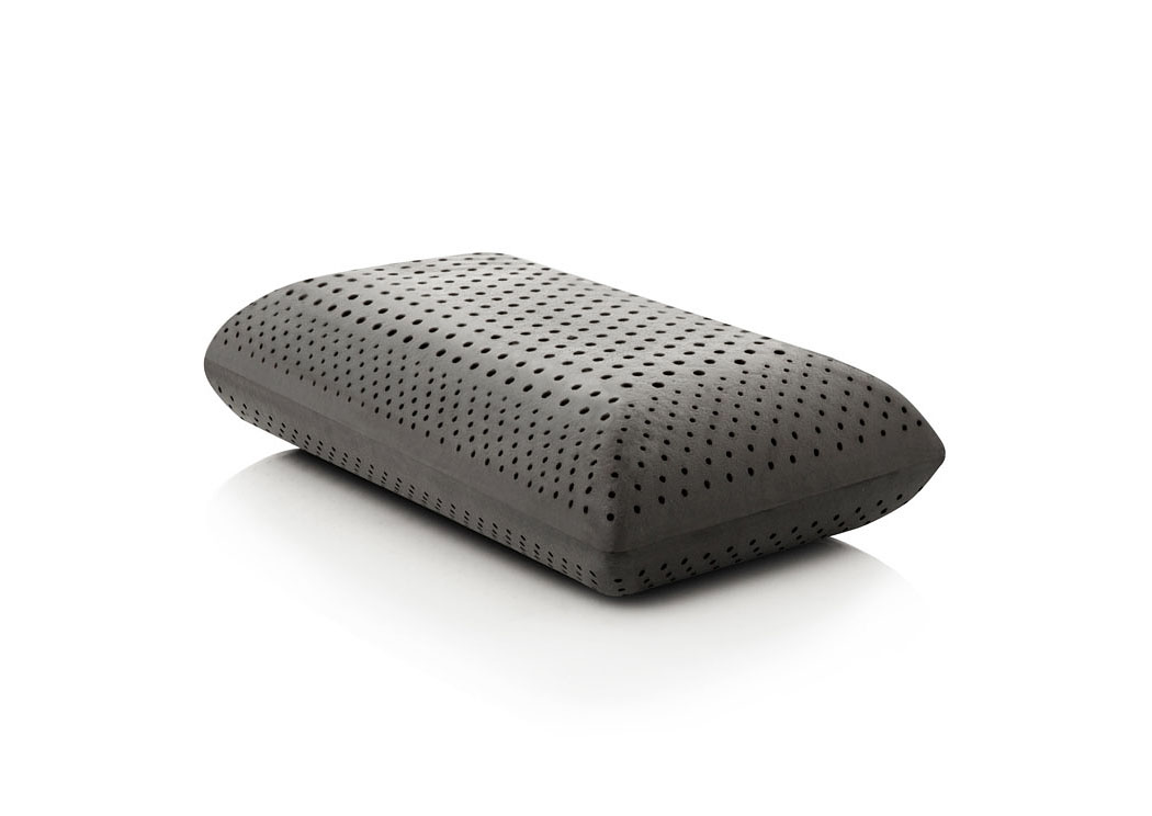 Z Zoned Dough Bamboo Charcoal InfusedMemory Foam Mid Loft King Bed Pillow,ABF Malouf