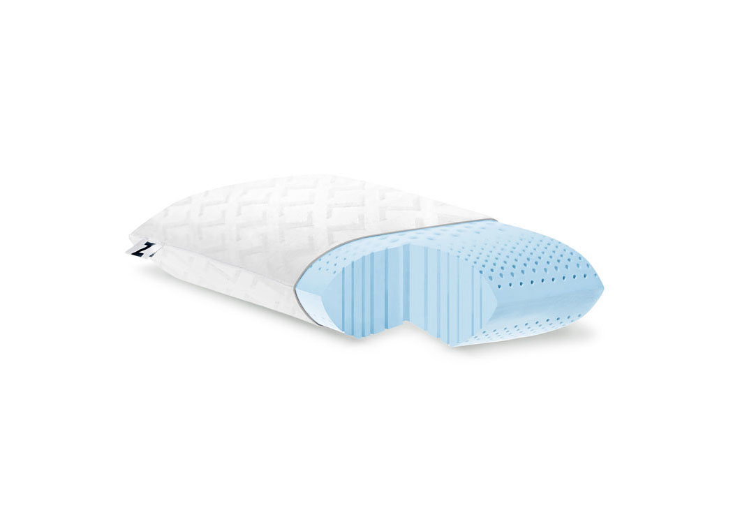 Z Zoned Dough Gel-Infused Memory Foam Travel Bed Pillow,ABF Malouf