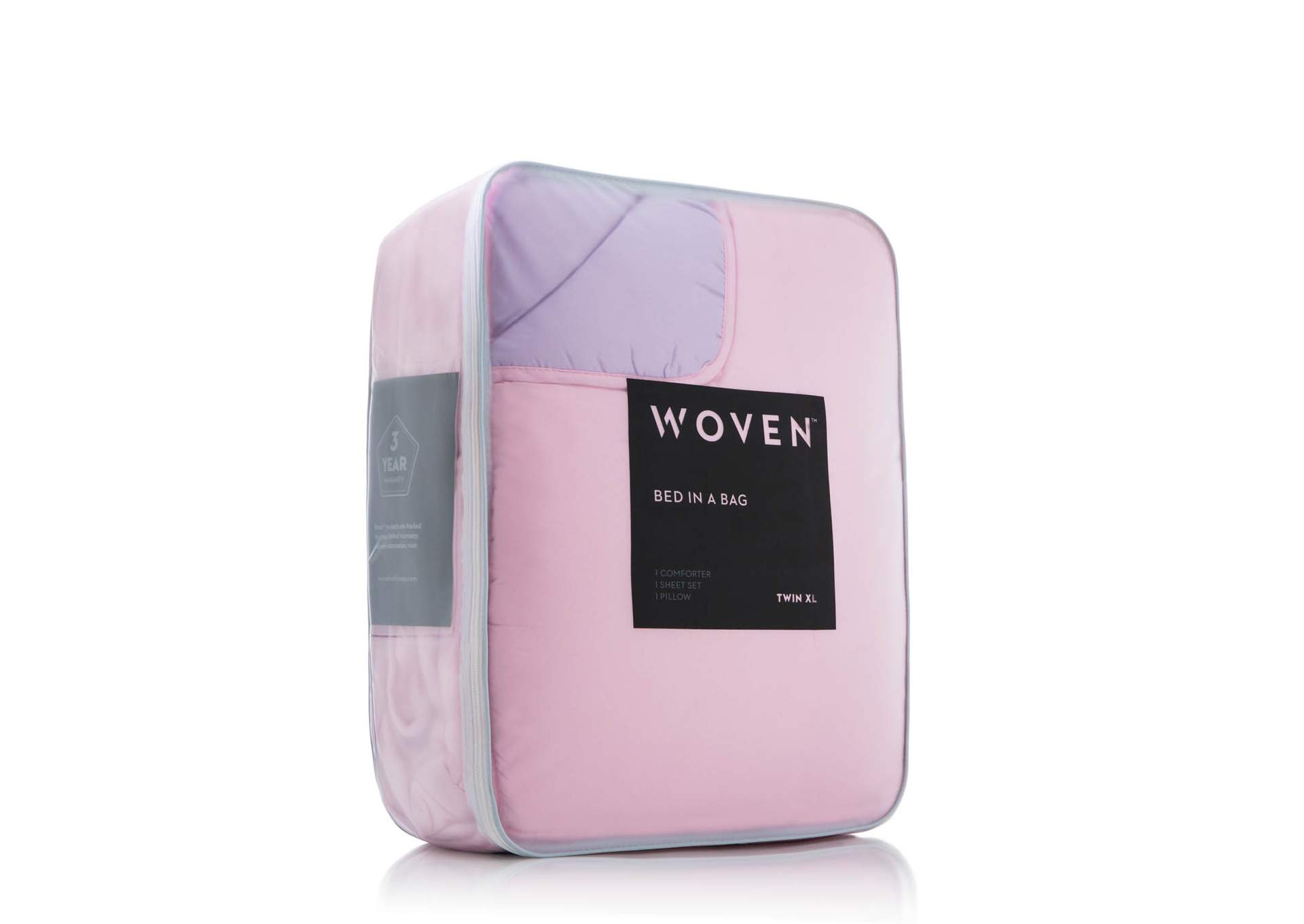 Malouf Lilac/Blush Bed in a Bag Reversible Comforters & Duvets - California King Size,Malouf
