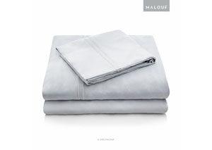 Malouf Rayon Ash Queen Pillowcase Set