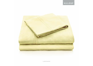 Malouf Rayon Citron King Pillowcase Set