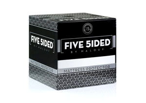 Sleep Tite Five-5Ided Hypoallergenic Split King Mattress Protector