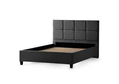 Malouf Charcoal Scoresby Upholstered Full Bed