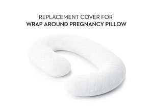 Image for Z C-Shape Wrap Around Body Pillow Soft Bamboo Replacement Cover 