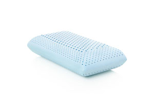 Image for Z Zoned Dough Gel-Infused Memory Foam Low Loft Queen Bed Pillow