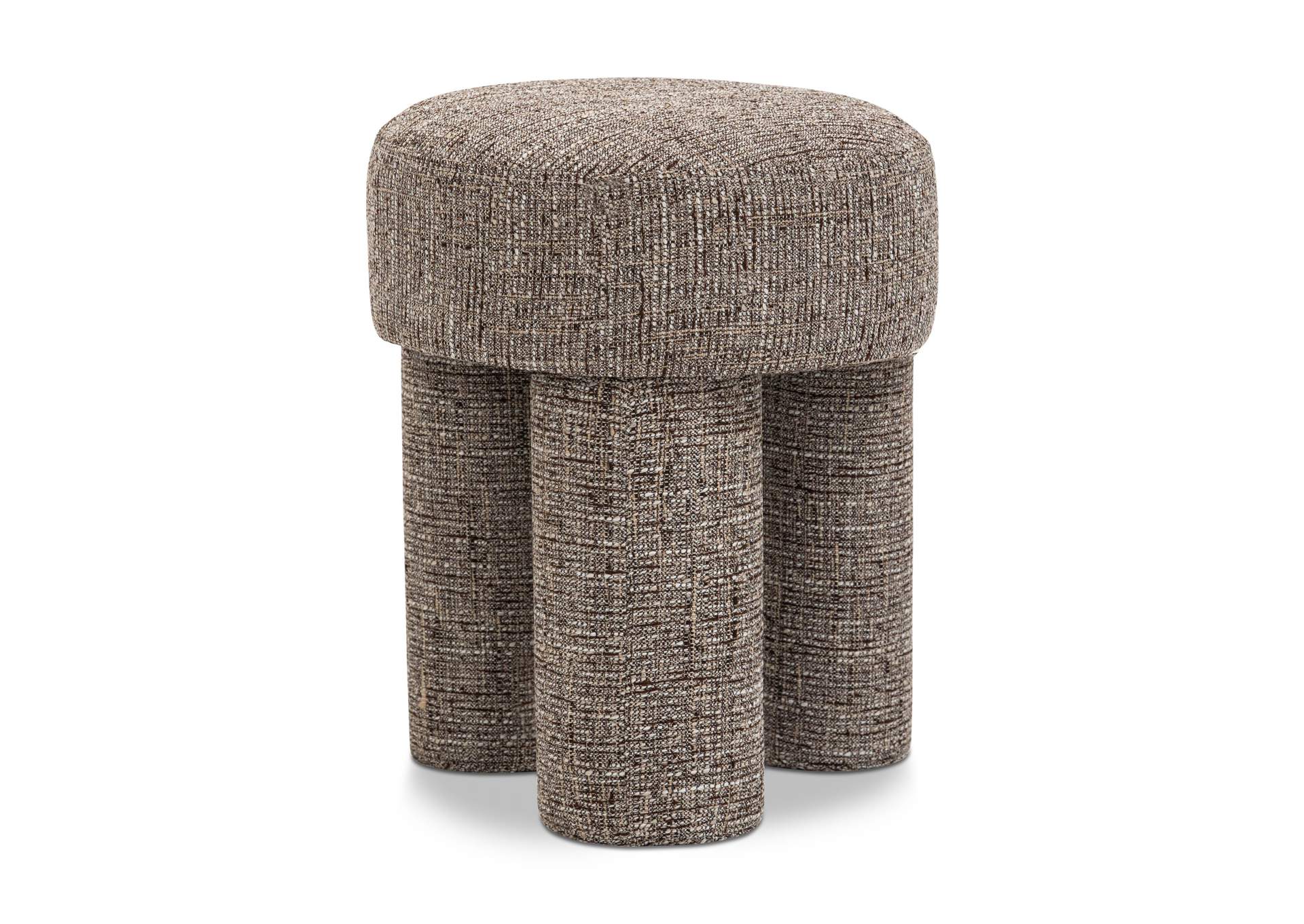 Larson Brown Polyester Fabric Ottoman - Stool,Meridian Furniture