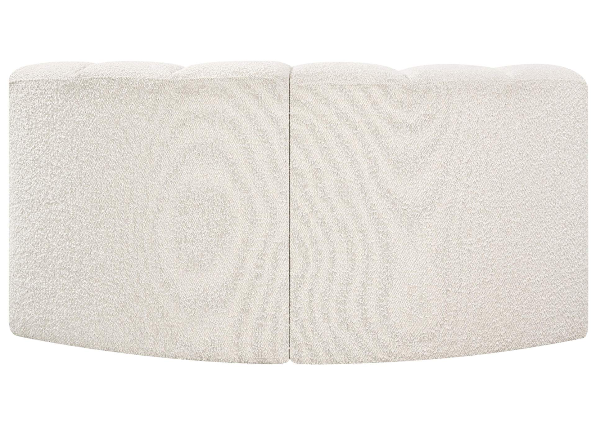 Arc Cream Boucle Fabric Modular Sofa,Meridian Furniture