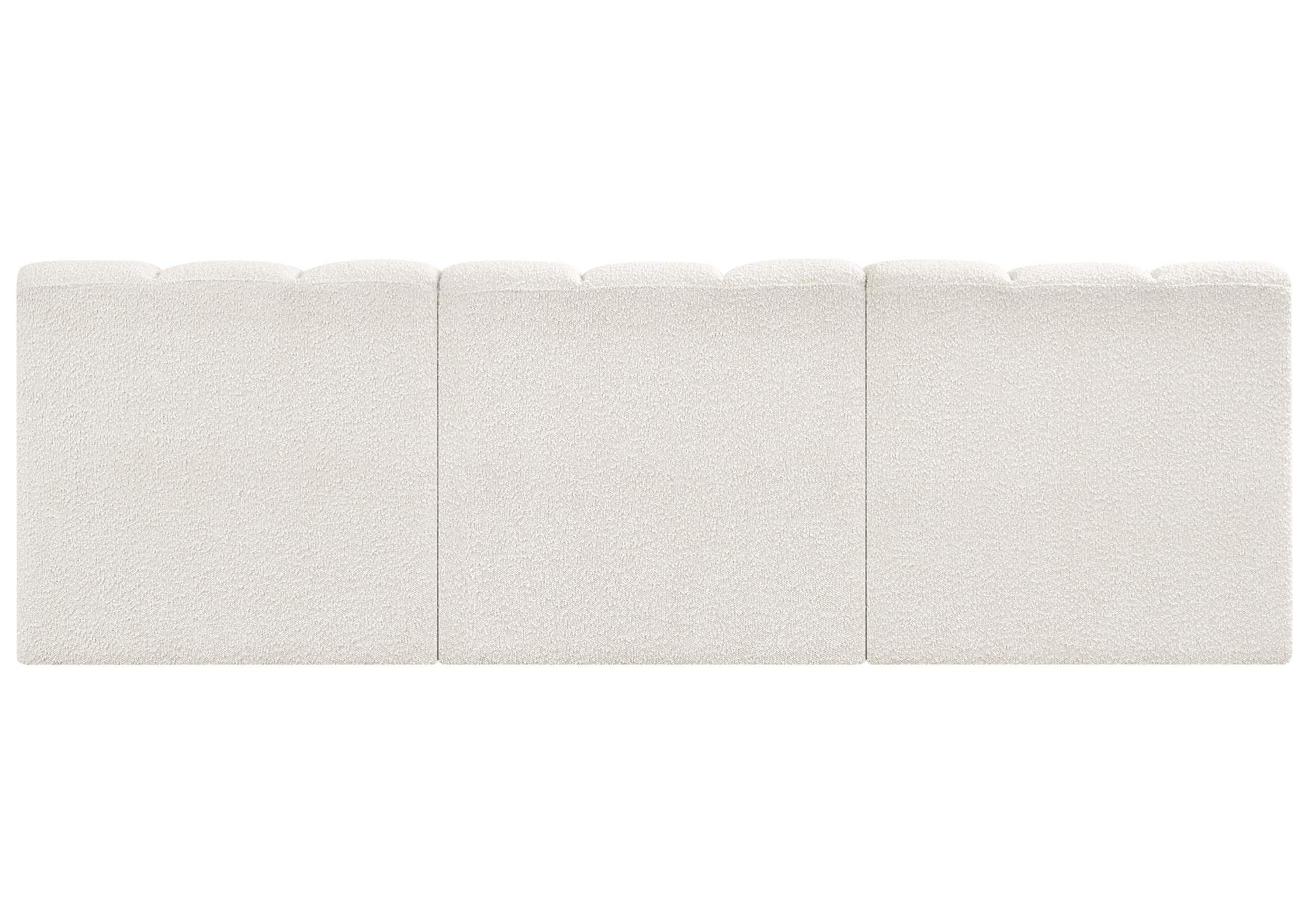 Arc Cream Boucle Fabric Modular Sofa,Meridian Furniture