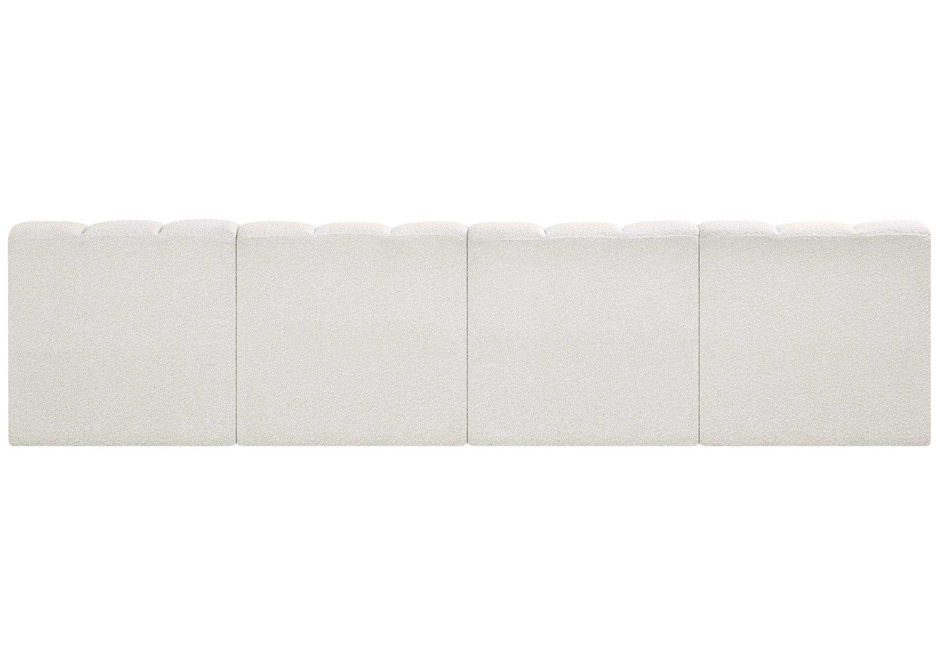 Arc Cream Boucle Fabric Modular Sofa,Meridian Furniture