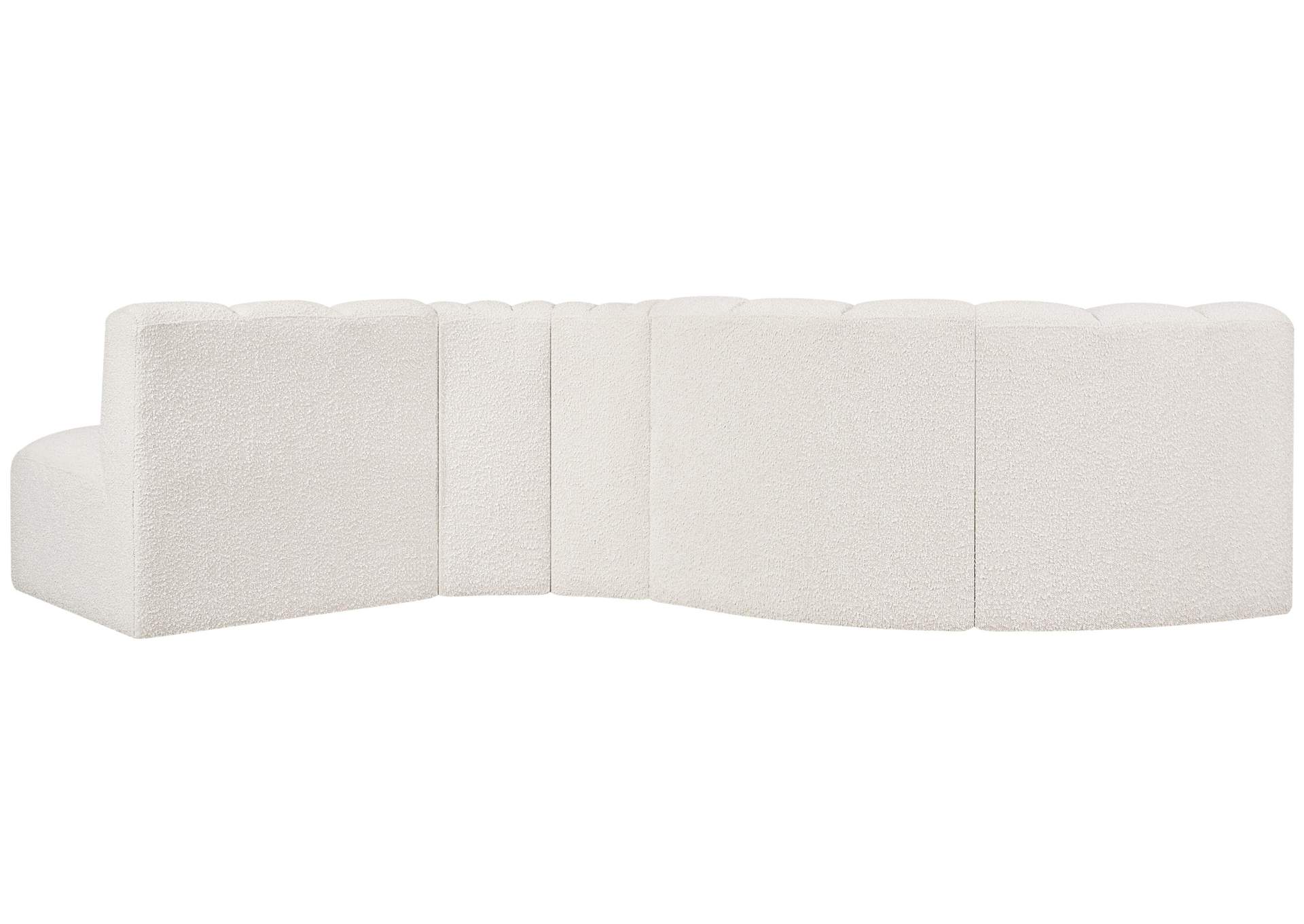 Arc Cream Boucle Fabric Modular Sofa,Meridian Furniture