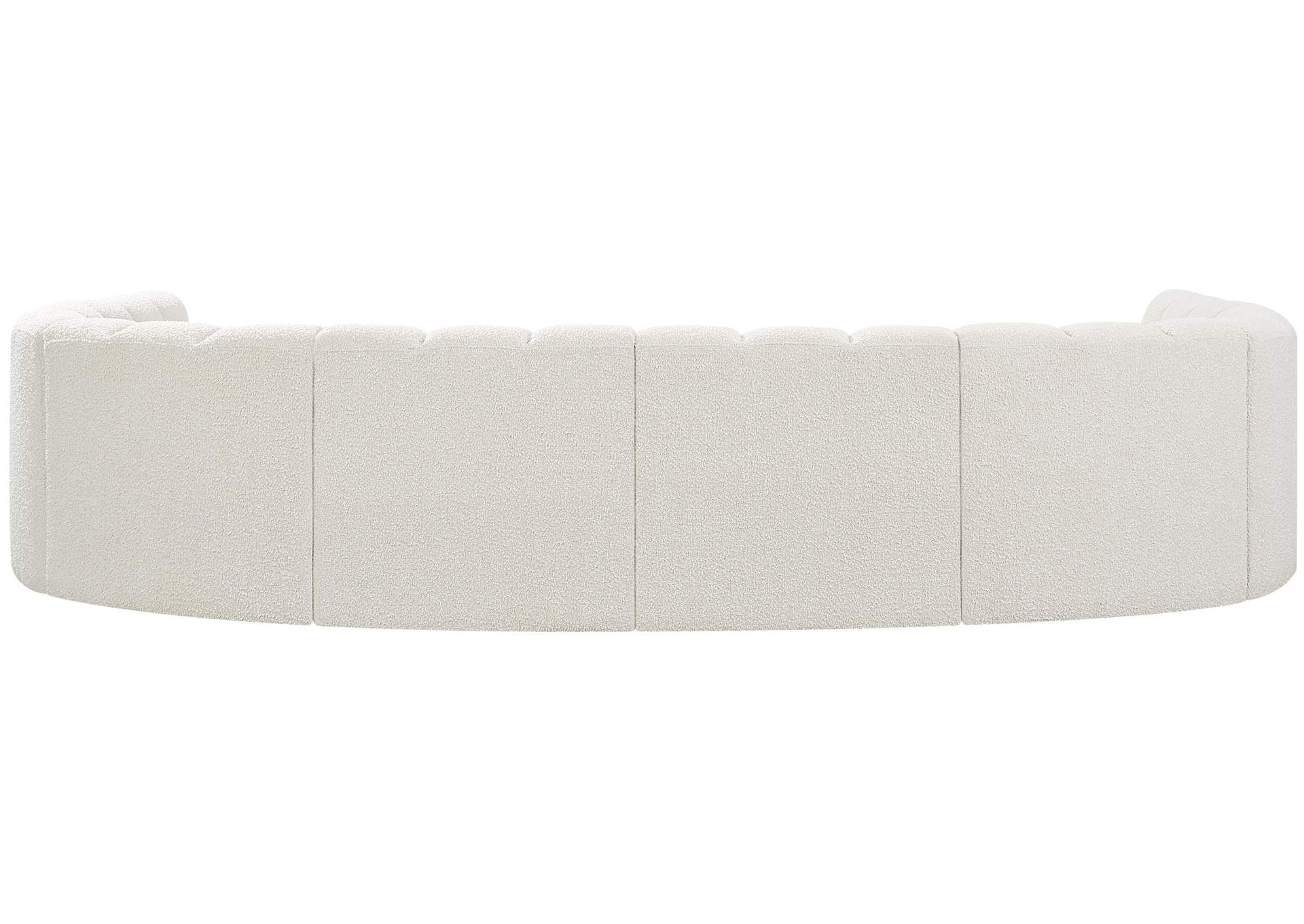 Arc Cream Boucle Fabric Modular Sofa,Meridian Furniture