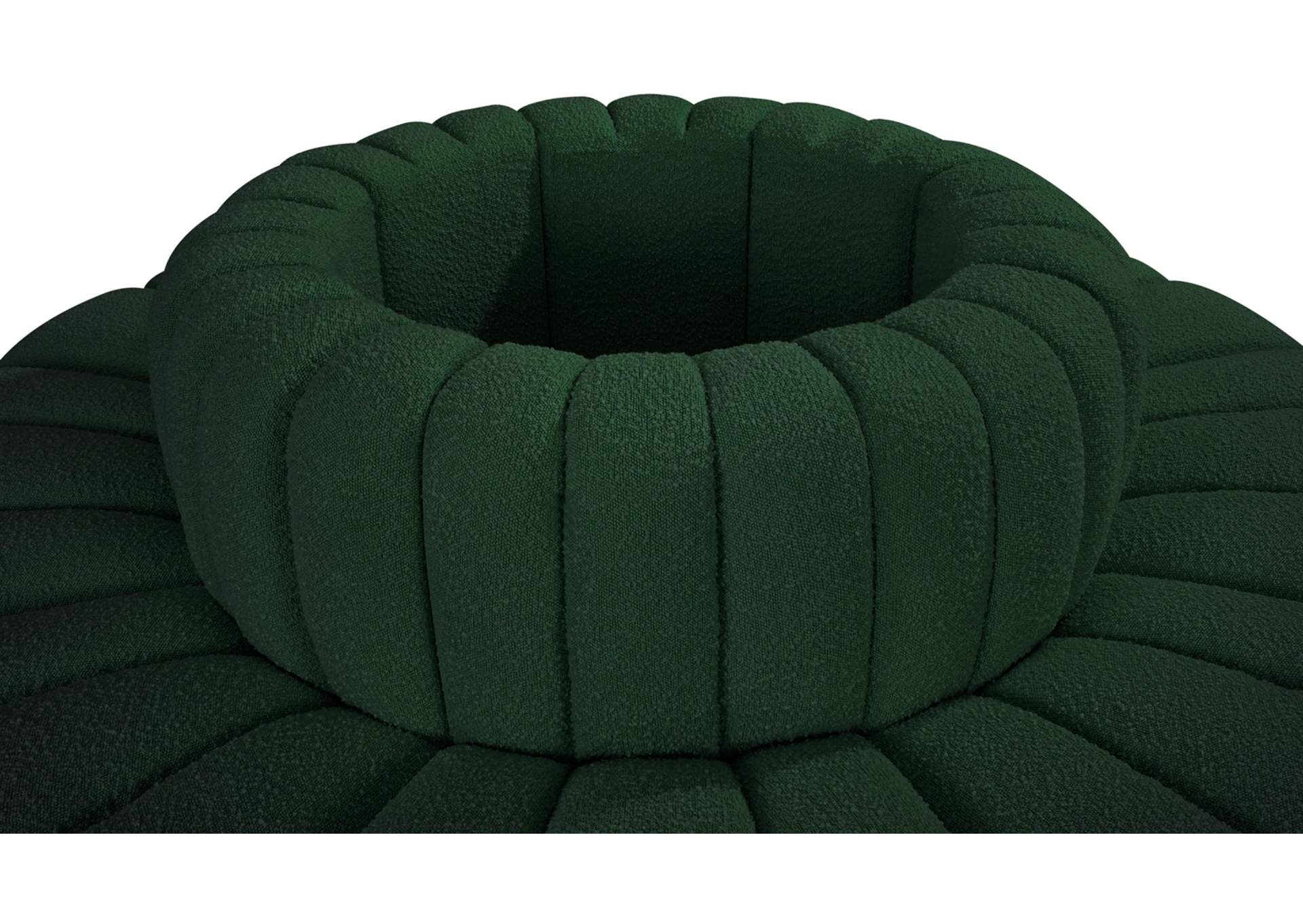 Arc Green Boucle Fabric Modular Sofa,Meridian Furniture