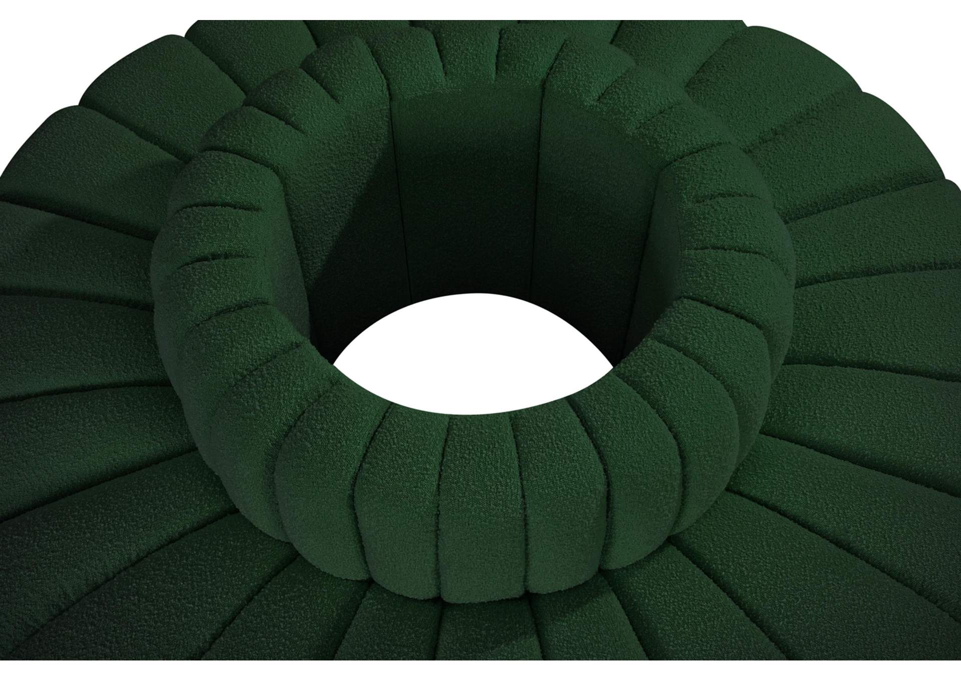 Arc Green Boucle Fabric Modular Sofa,Meridian Furniture