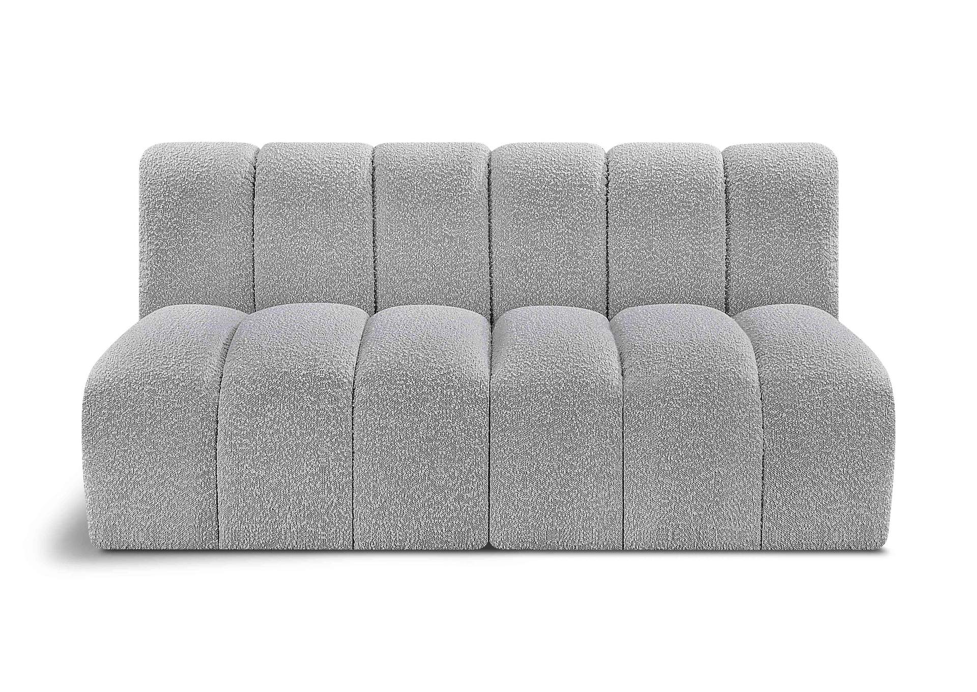 Arc Grey Boucle Fabric Modular Sofa,Meridian Furniture