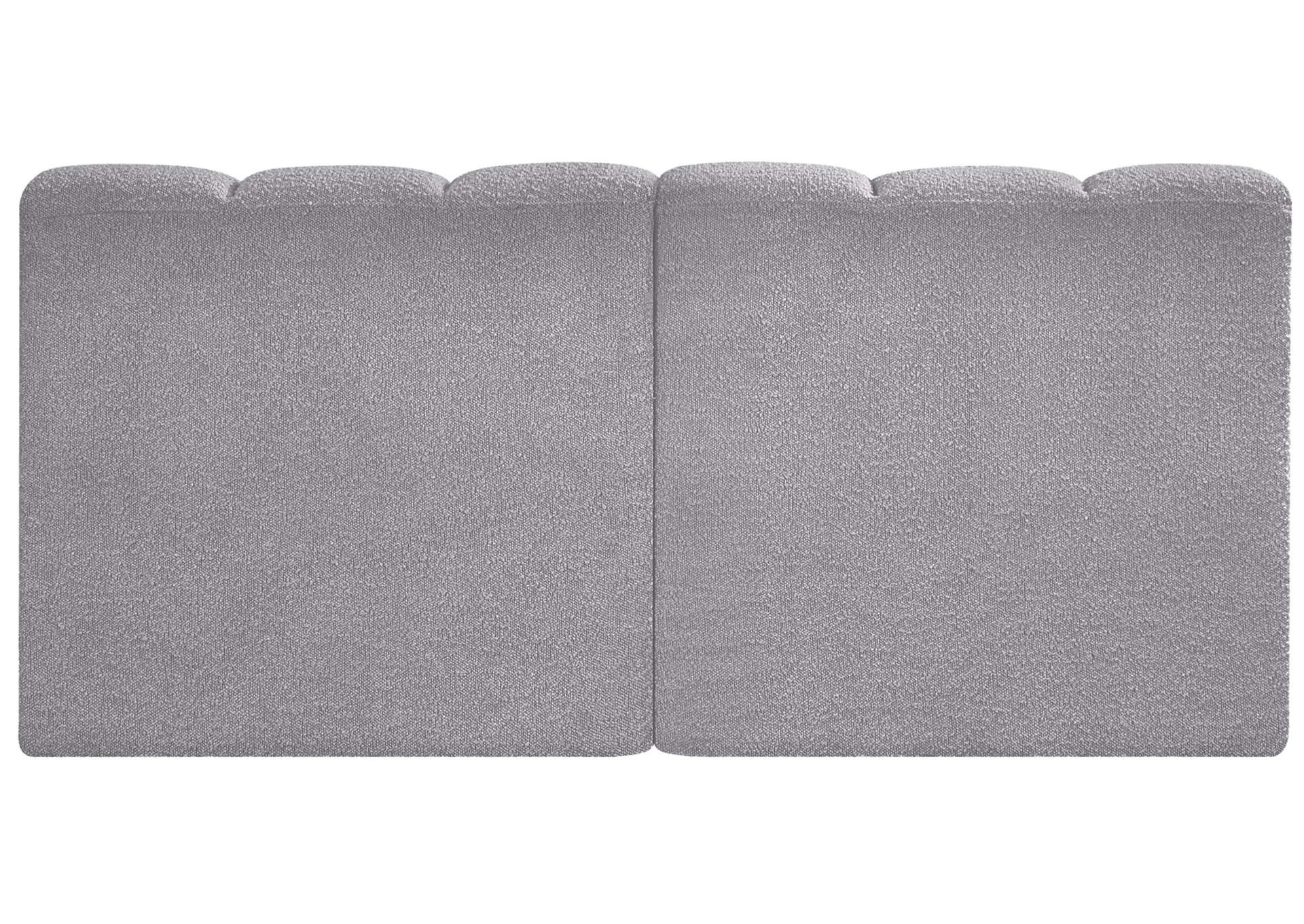 Arc Grey Boucle Fabric Modular Sofa,Meridian Furniture