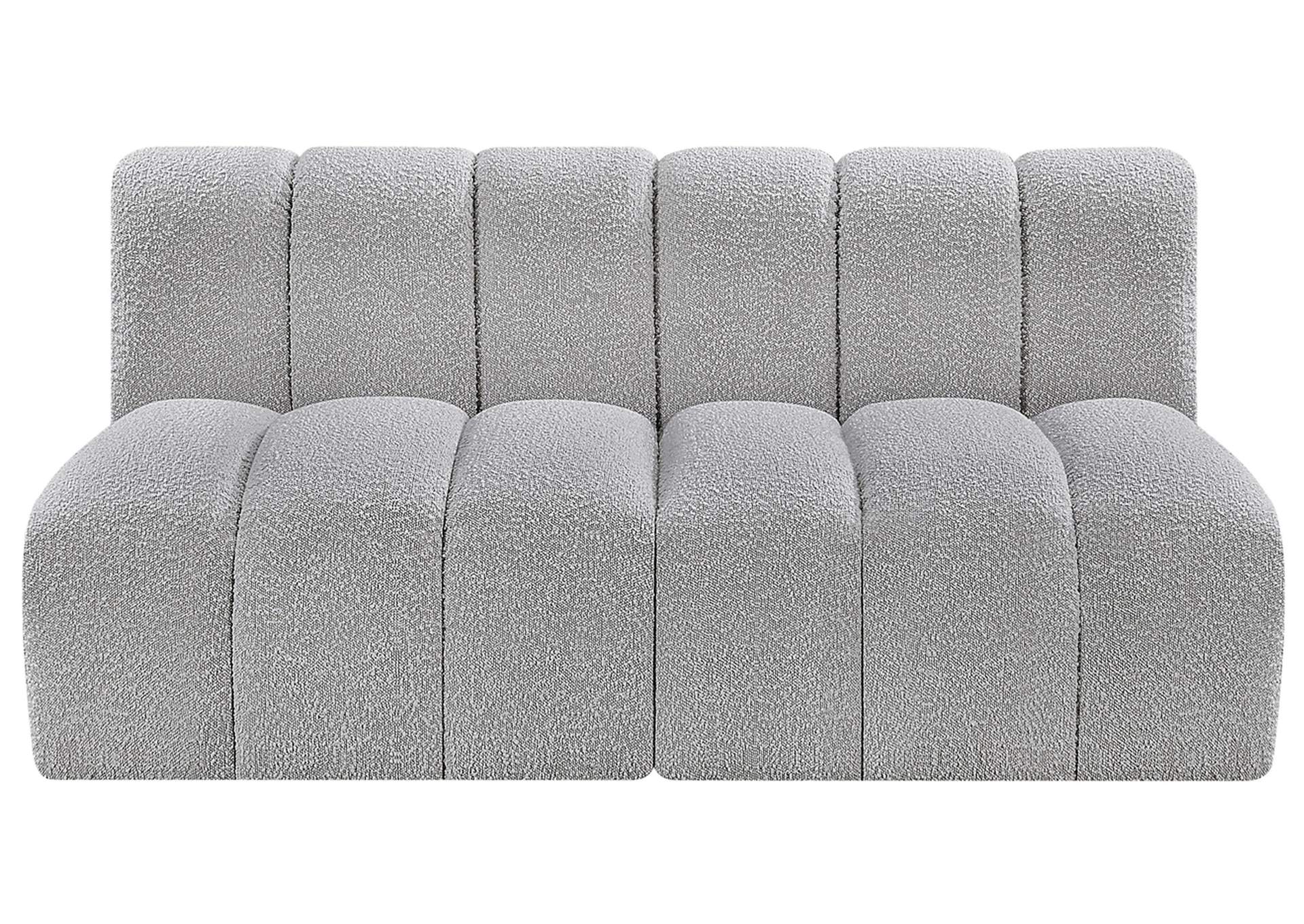 Arc Grey Boucle Fabric Modular Sofa,Meridian Furniture