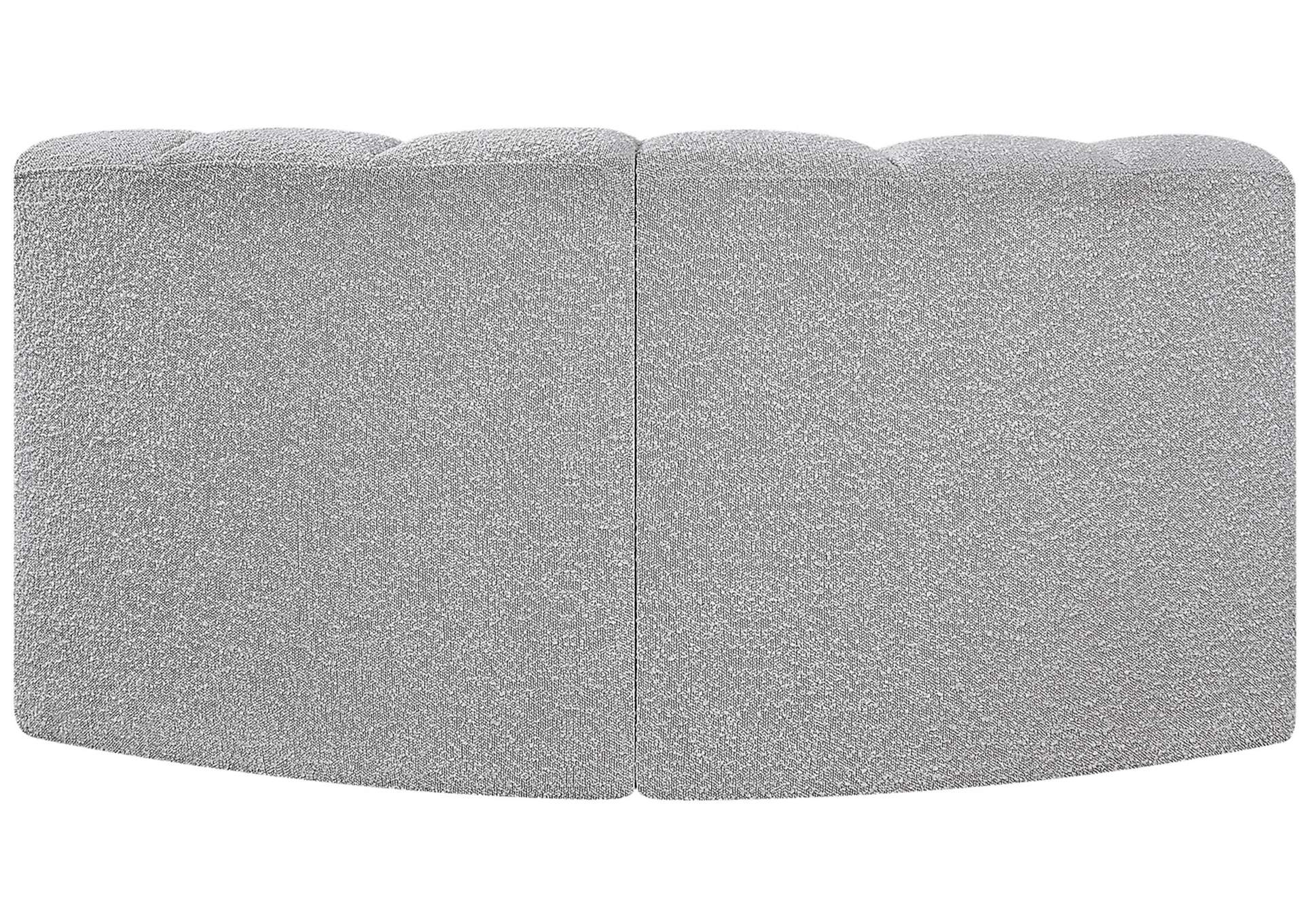 Arc Grey Boucle Fabric Modular Sofa,Meridian Furniture