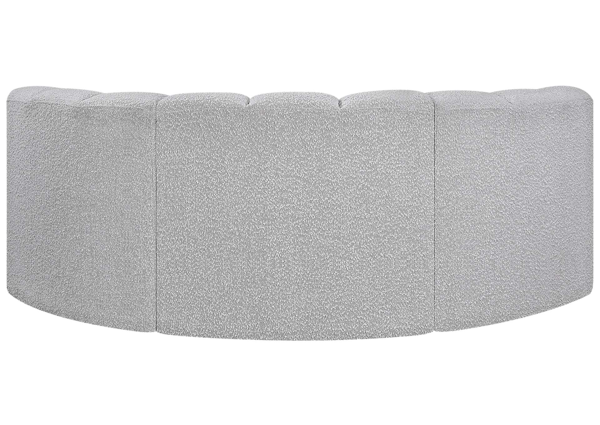 Arc Grey Boucle Fabric Modular Sofa,Meridian Furniture