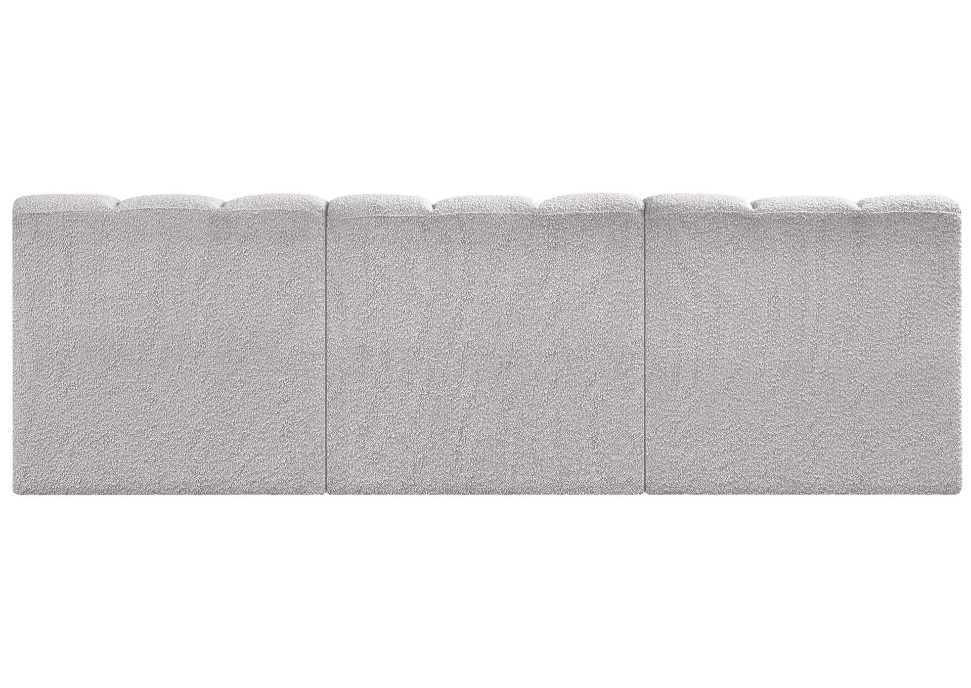 Arc Grey Boucle Fabric Modular Sofa,Meridian Furniture