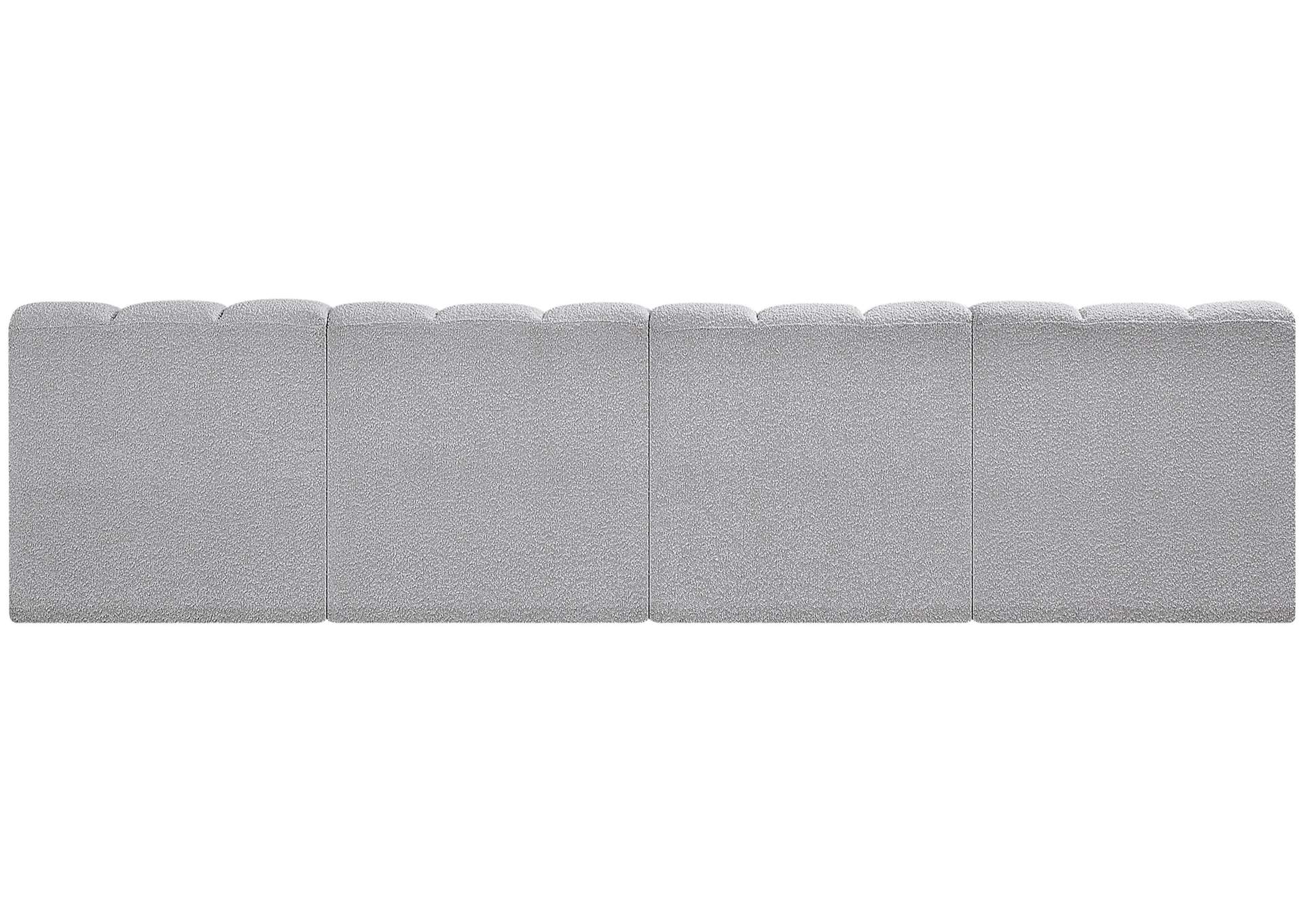 Arc Grey Boucle Fabric Modular Sofa,Meridian Furniture