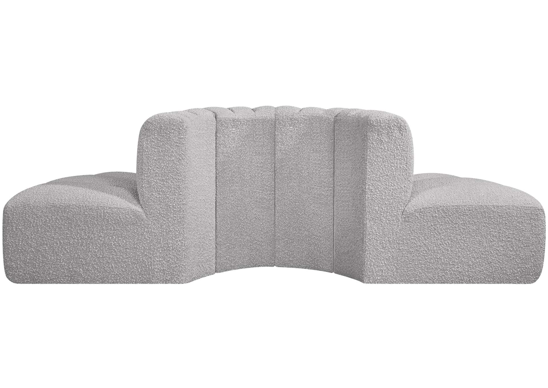 Arc Grey Boucle Fabric Modular Sofa,Meridian Furniture