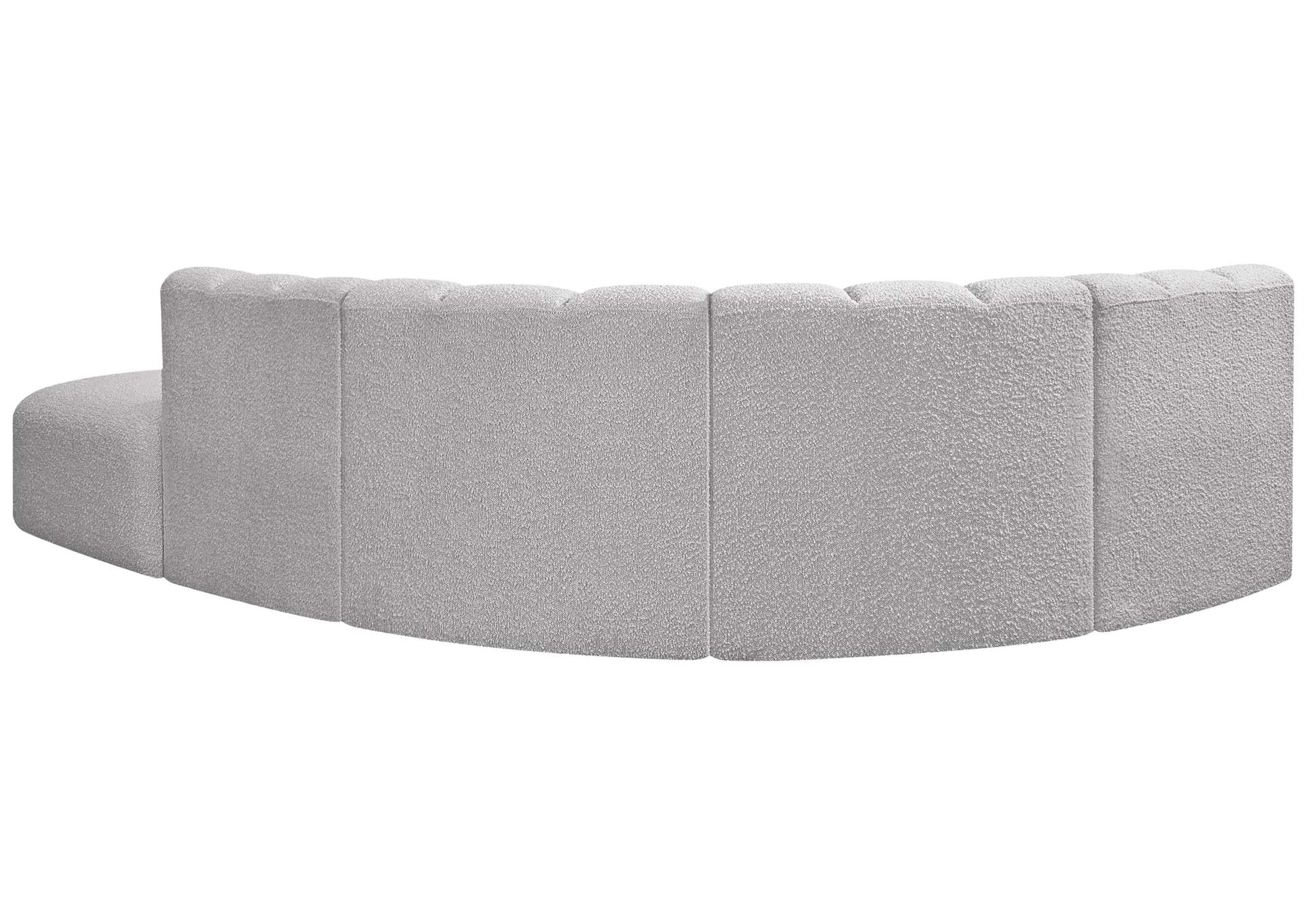 Arc Grey Boucle Fabric Modular Sofa,Meridian Furniture