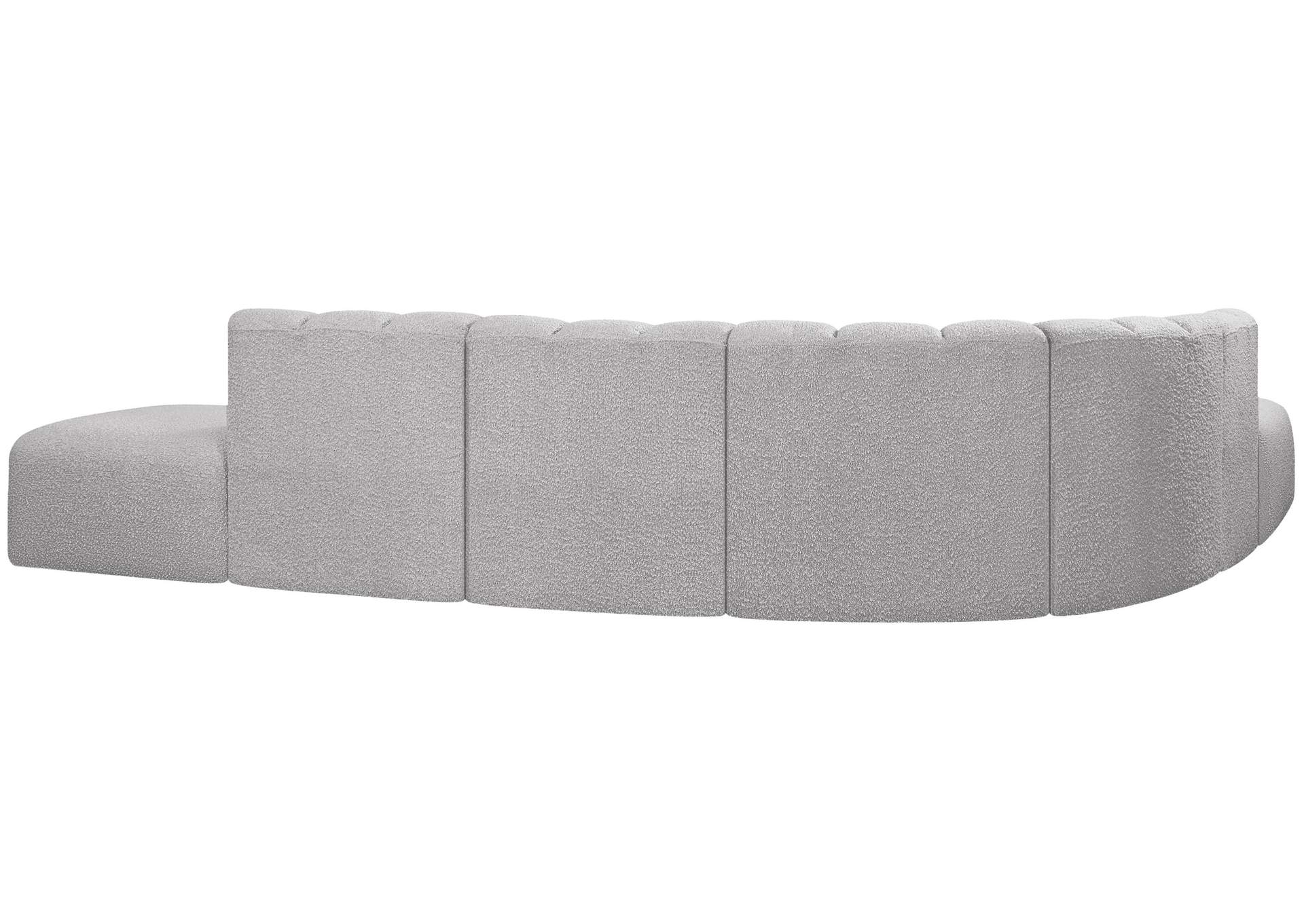 Arc Grey Boucle Fabric Modular Sofa,Meridian Furniture