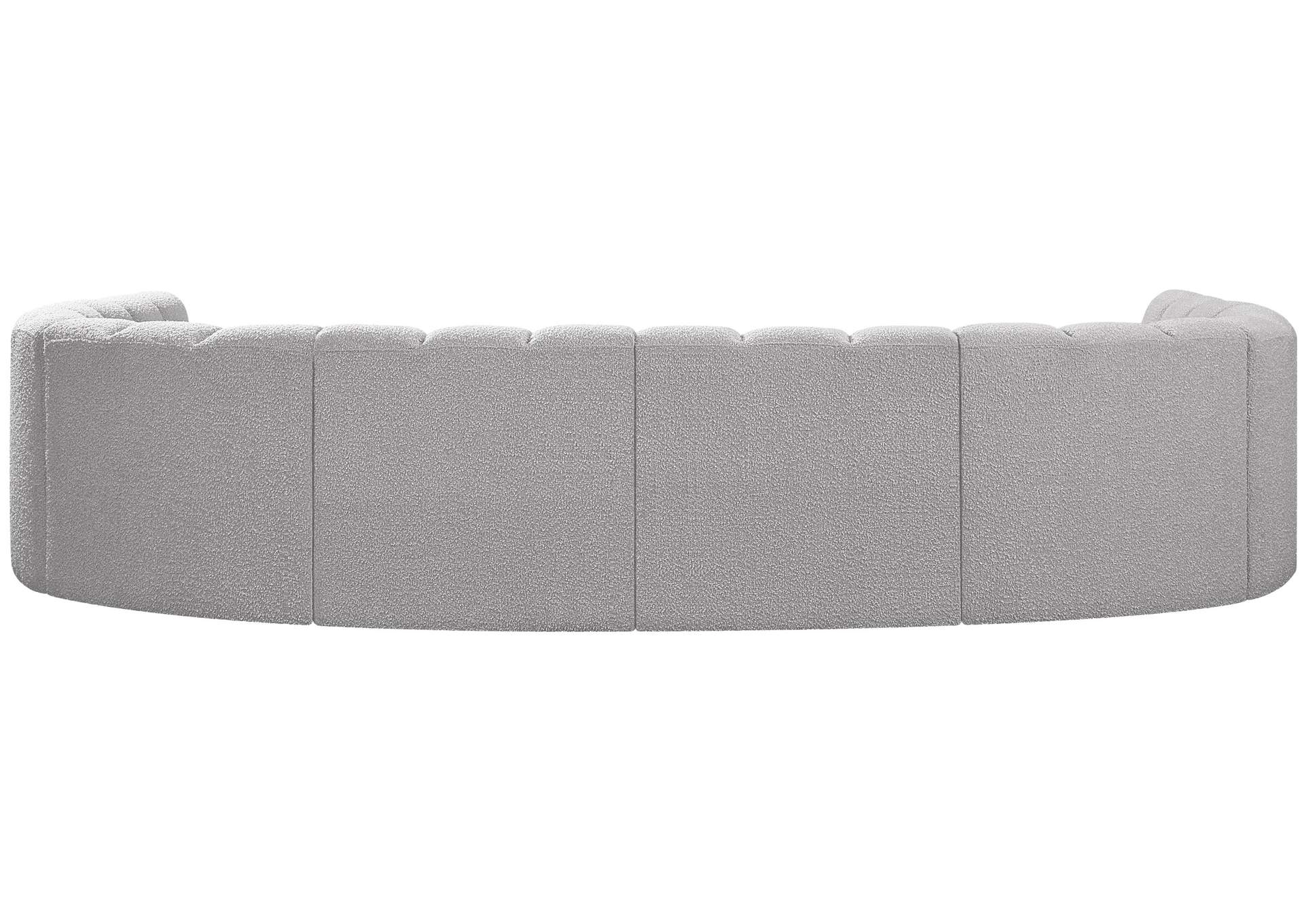 Arc Grey Boucle Fabric Modular Sofa,Meridian Furniture