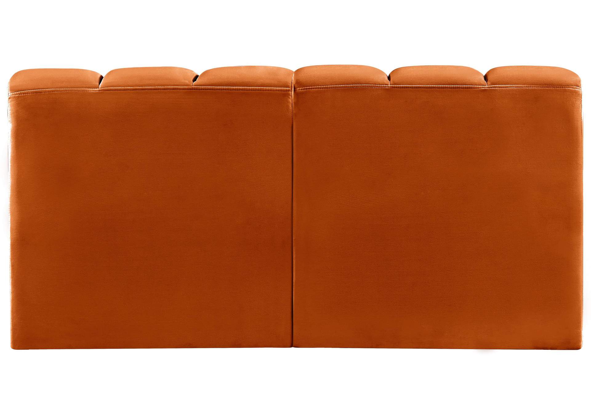 Arc Cognac Velvet Modular Sofa,Meridian Furniture