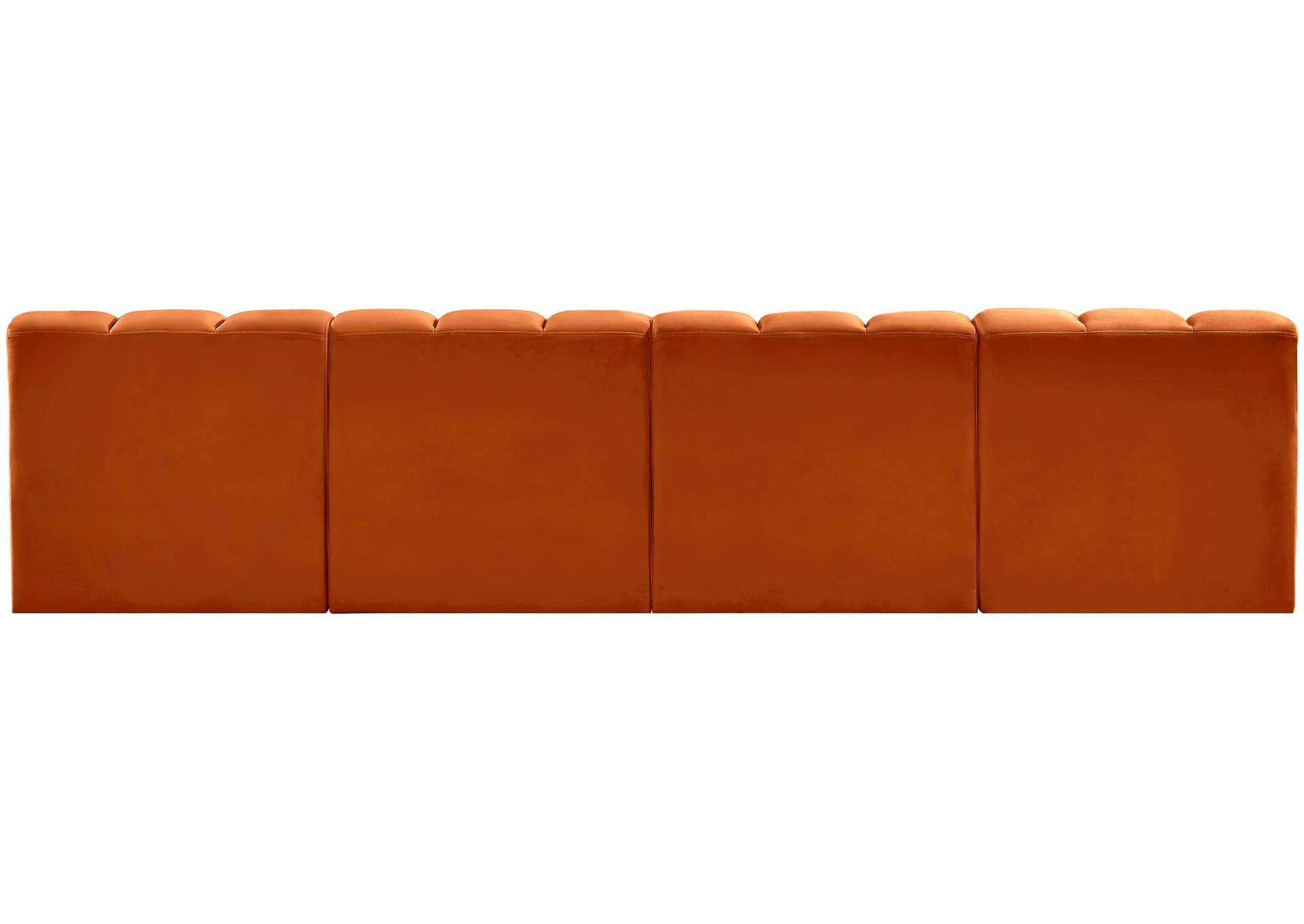 Arc Cognac Velvet Modular Sofa,Meridian Furniture