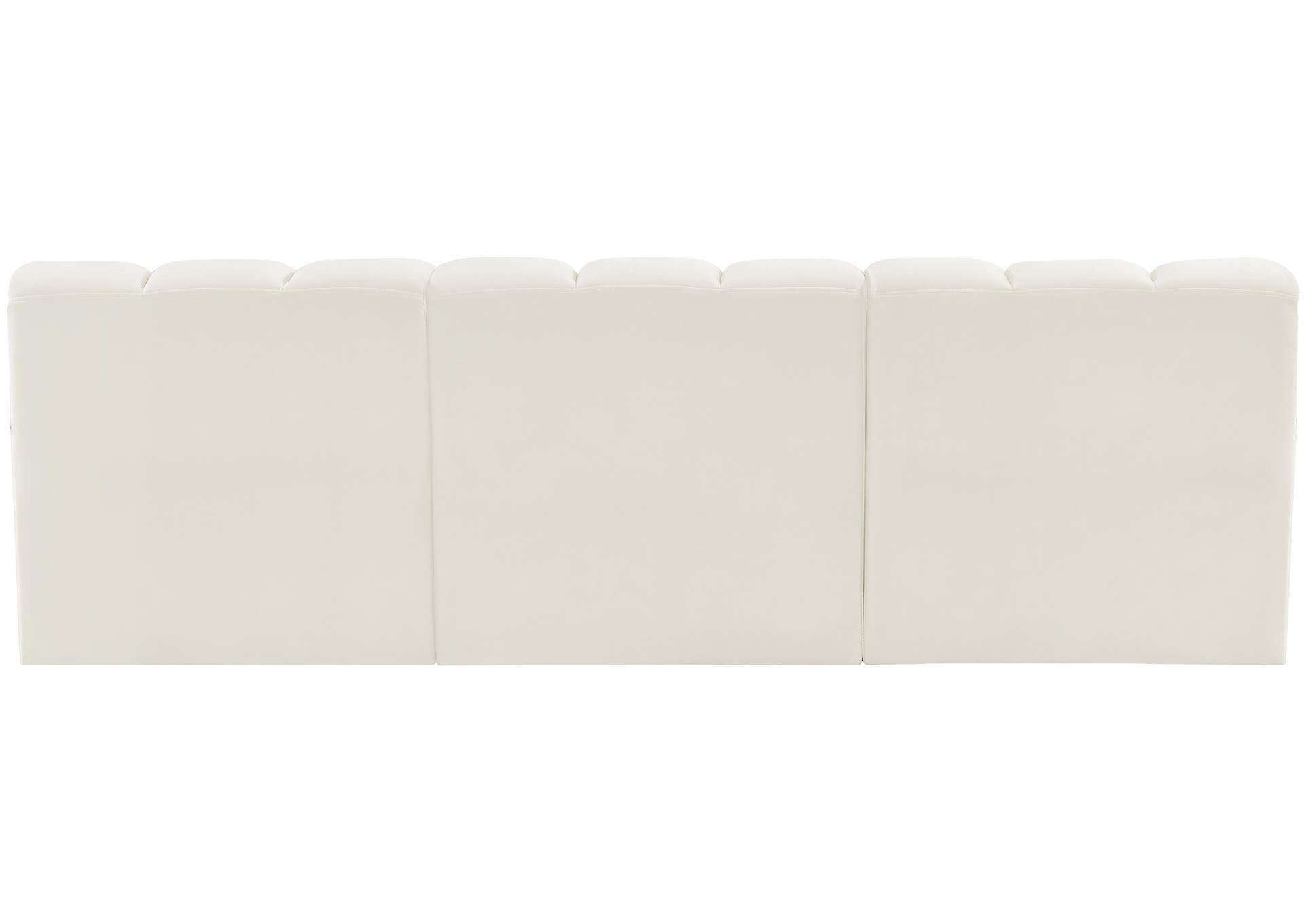 Arc Cream Velvet Modular Sofa,Meridian Furniture