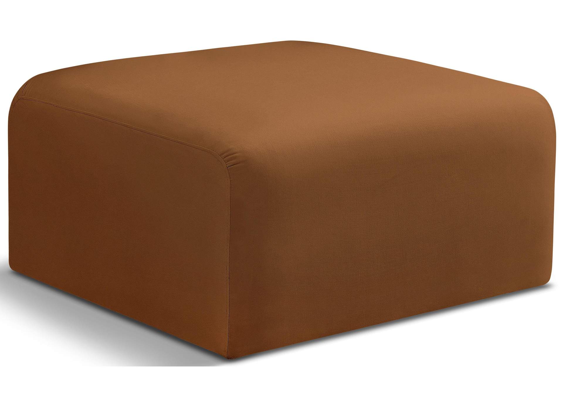 Arc Saddle Velvet Ottoman,Meridian Furniture