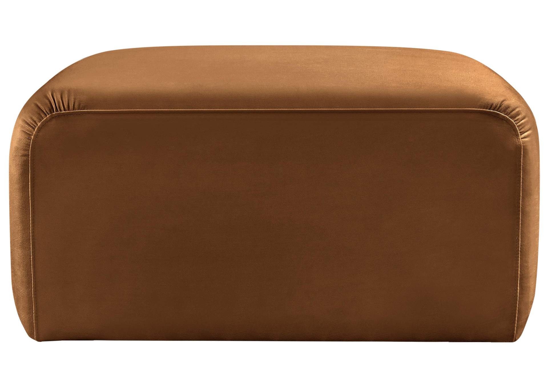 Arc Saddle Velvet Ottoman,Meridian Furniture