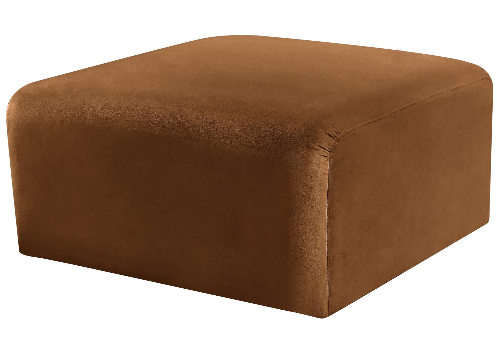 Arc Saddle Velvet Ottoman,Meridian Furniture