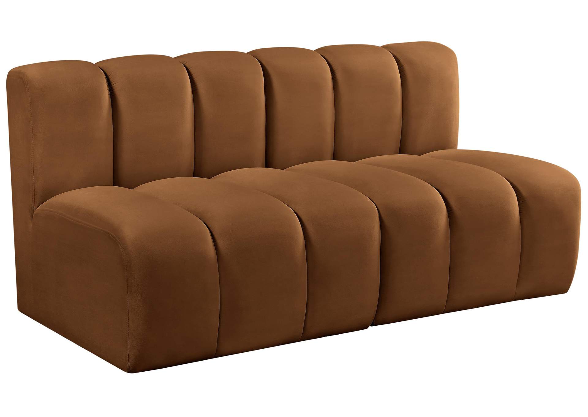 Arc Saddle Velvet Modular Sofa,Meridian Furniture