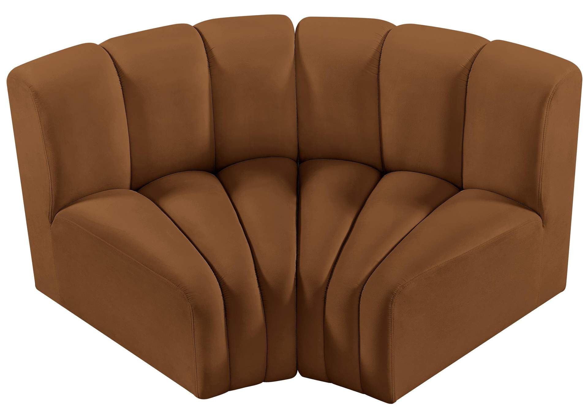 Arc Saddle Velvet Modular Sofa,Meridian Furniture