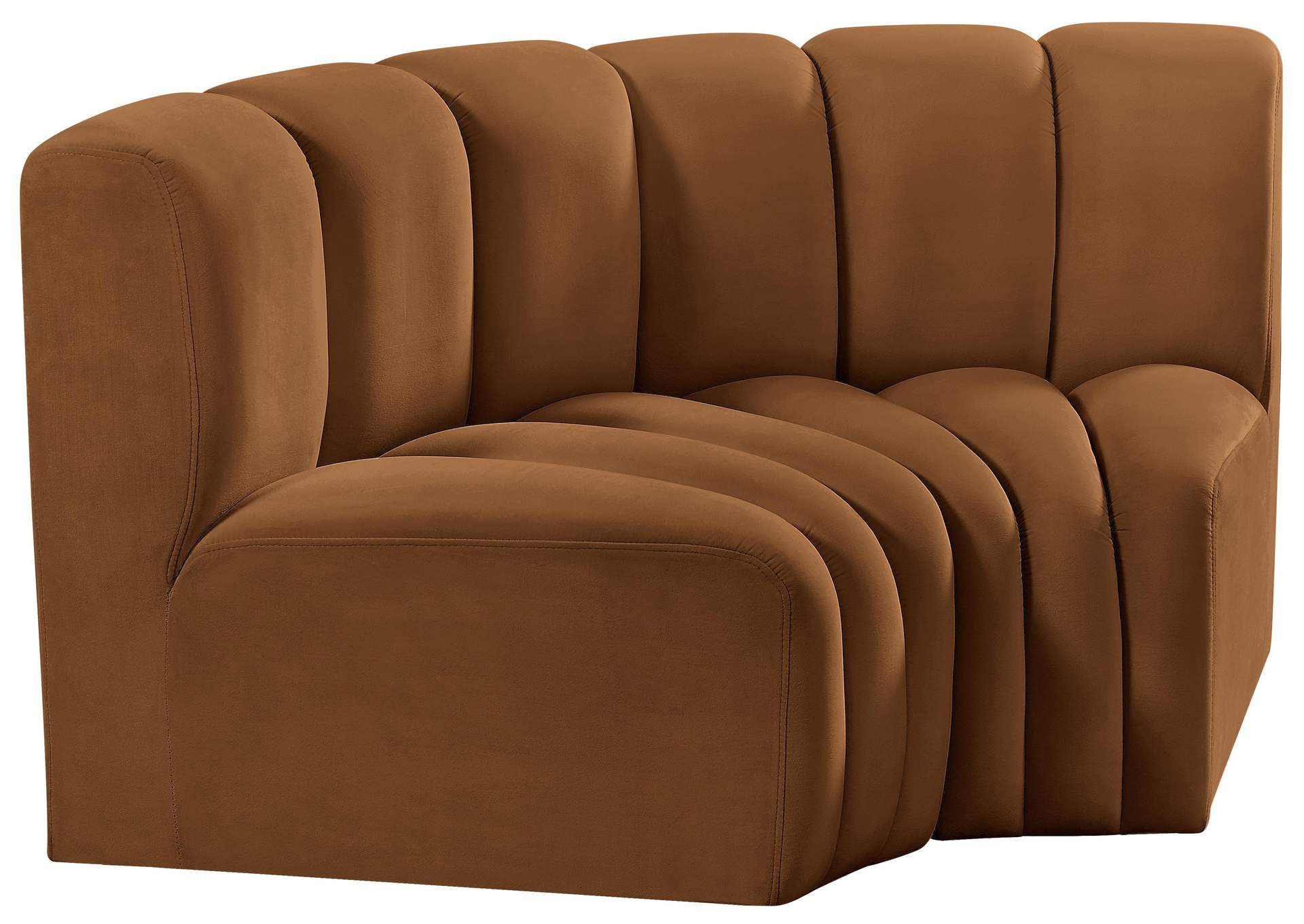 Arc Saddle Velvet Modular Sofa,Meridian Furniture