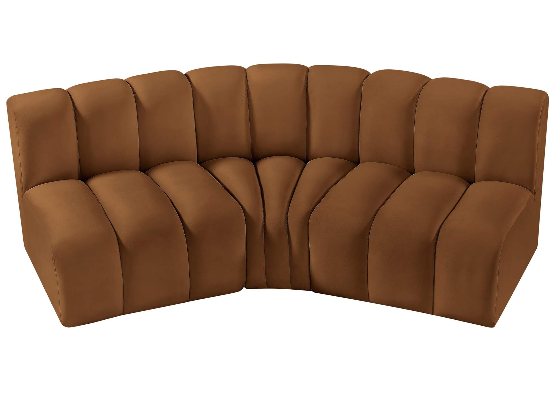 Arc Saddle Velvet Modular Sofa,Meridian Furniture