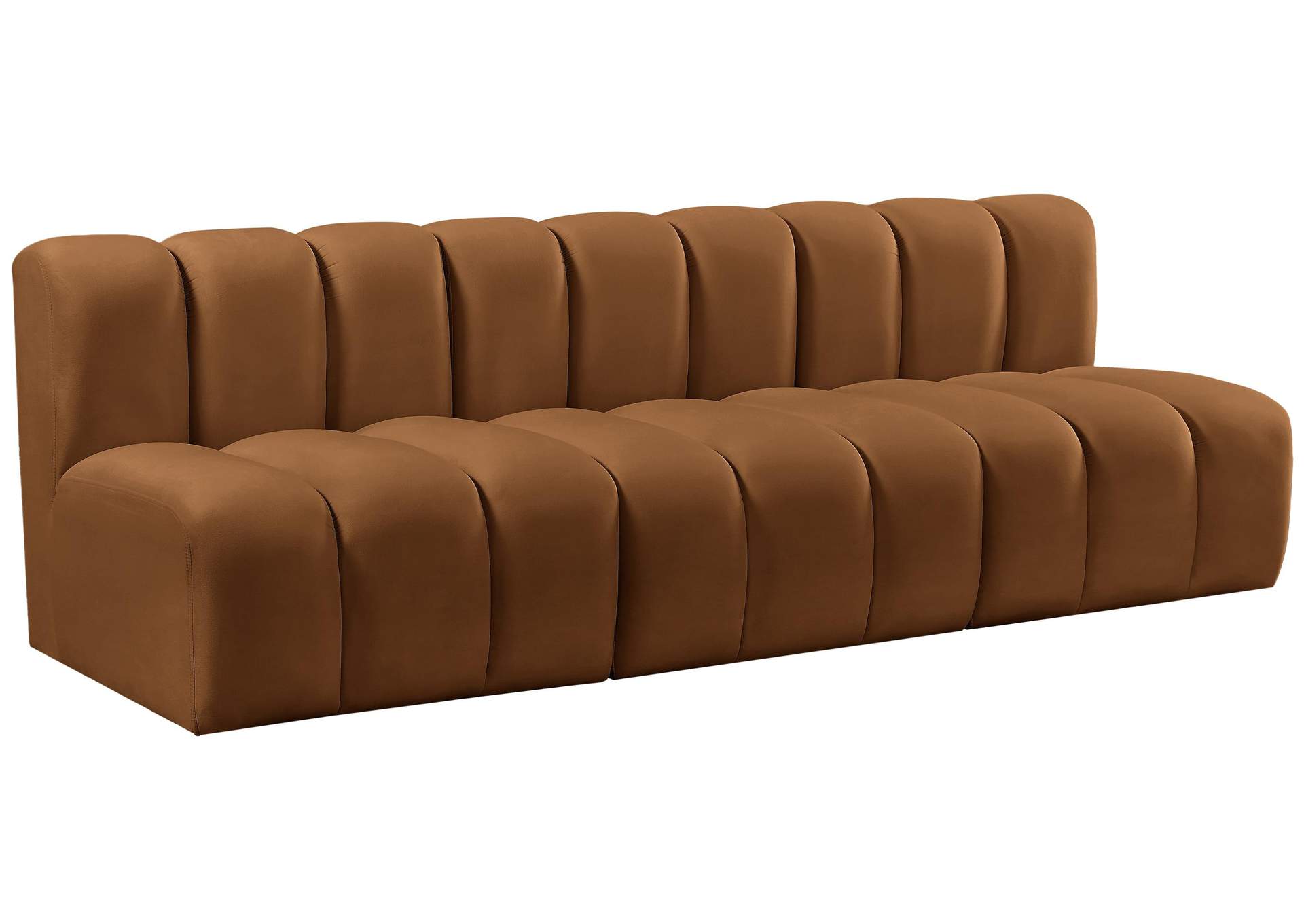 Arc Saddle Velvet Modular Sofa,Meridian Furniture