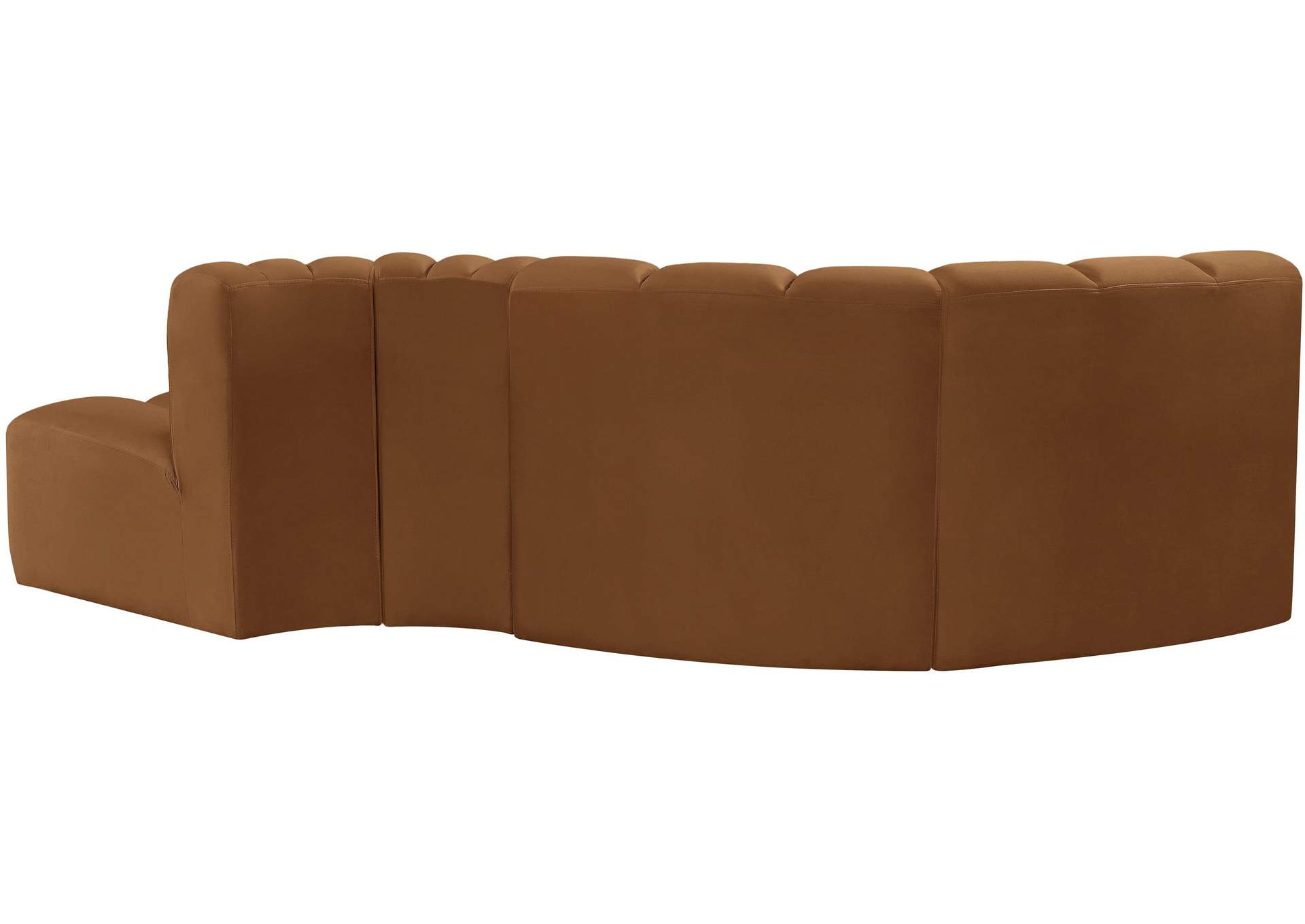 Arc Saddle Velvet Modular Sofa,Meridian Furniture