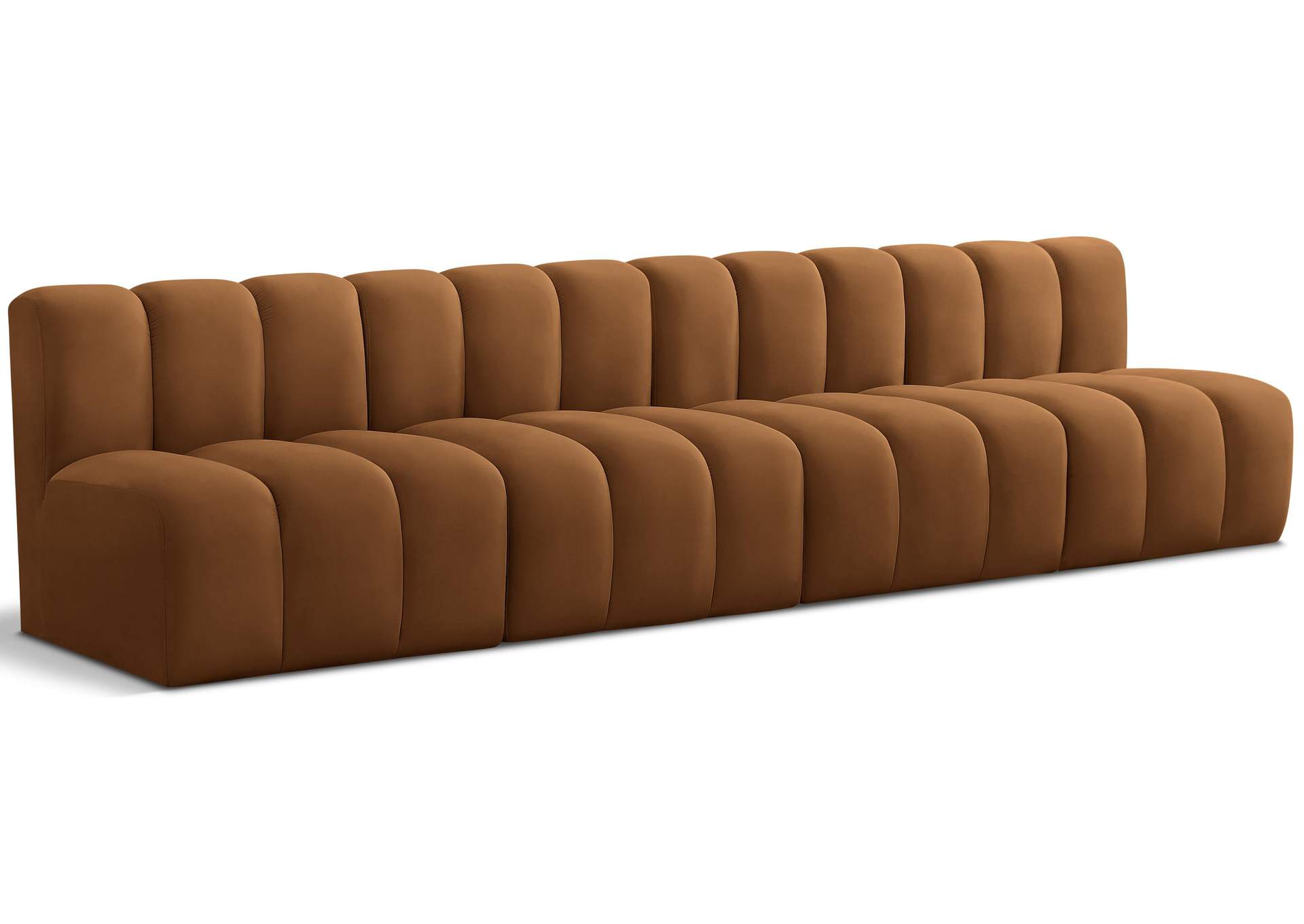 Arc Saddle Velvet Modular Sofa,Meridian Furniture