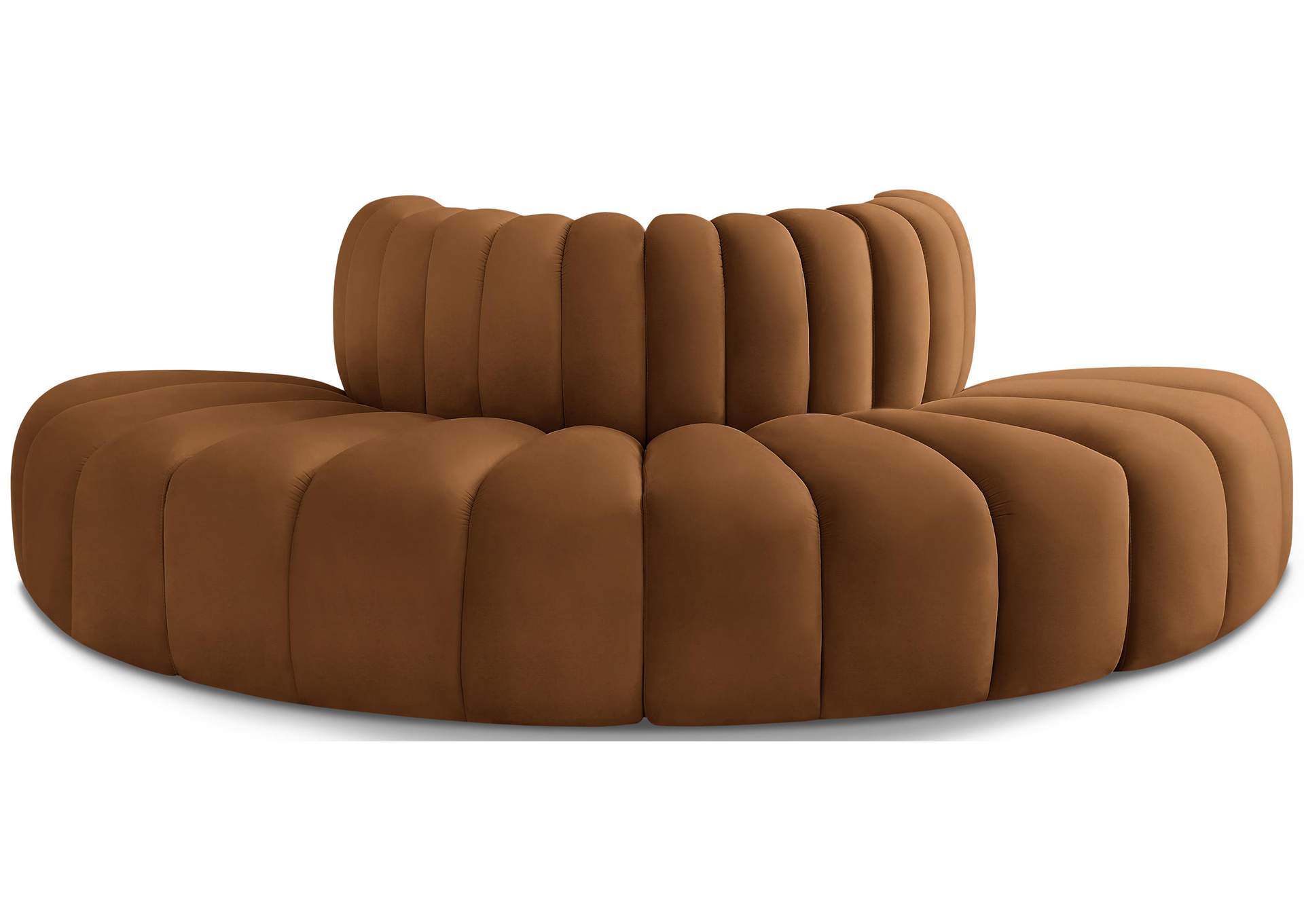 Arc Saddle Velvet Modular Sofa,Meridian Furniture