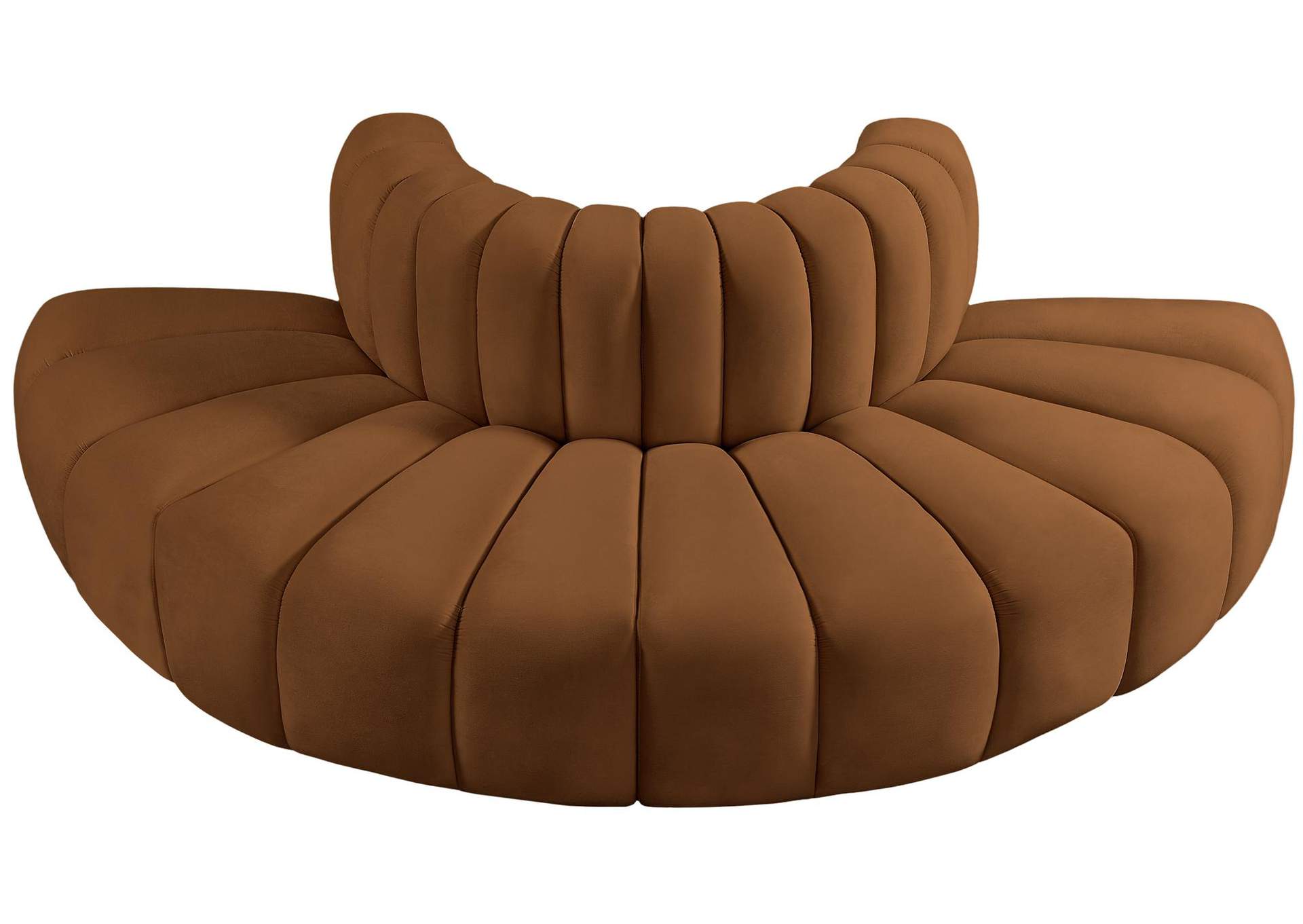 Arc Saddle Velvet Modular Sofa,Meridian Furniture