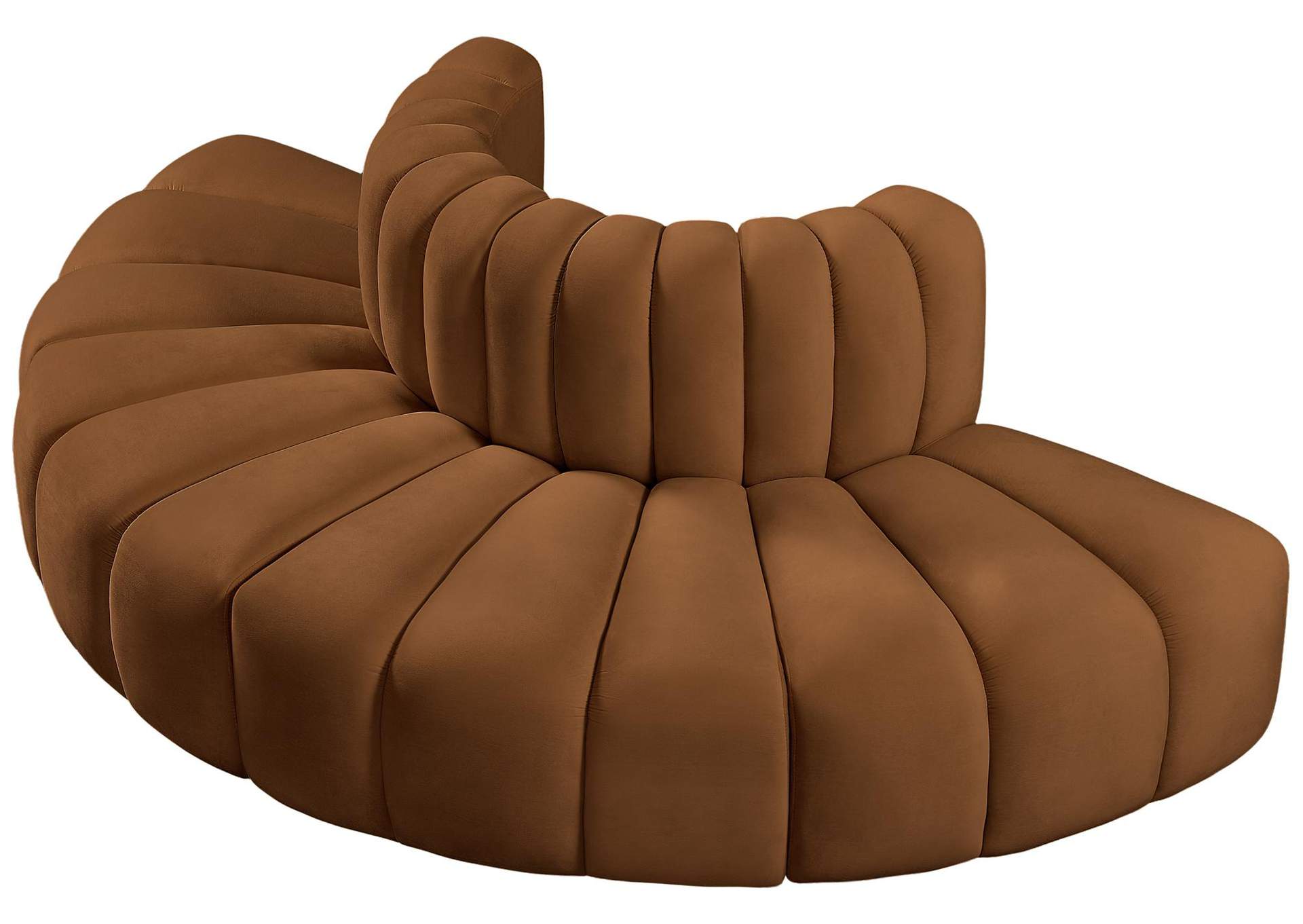 Arc Saddle Velvet Modular Sofa,Meridian Furniture