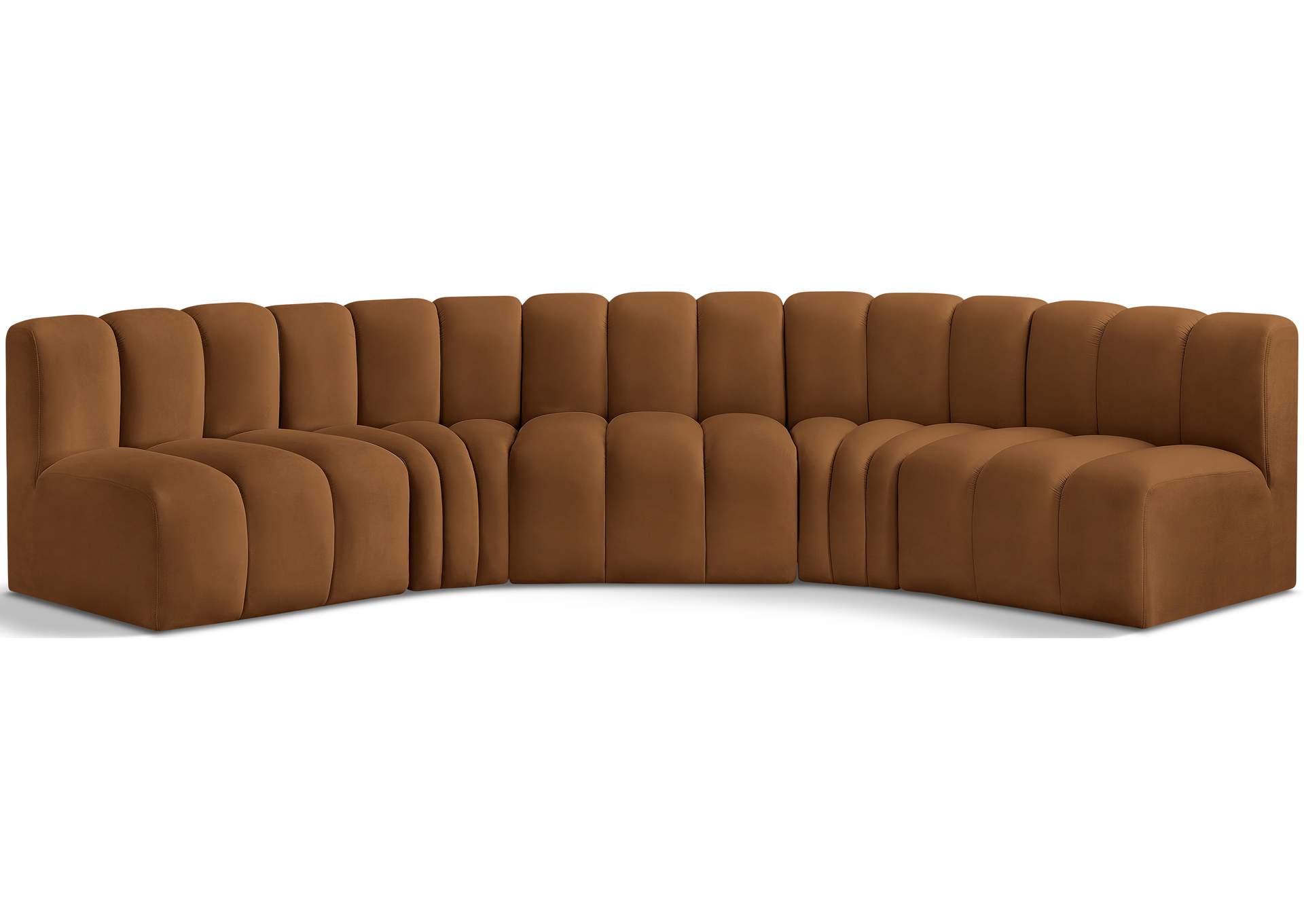 Arc Saddle Velvet Modular Sofa,Meridian Furniture